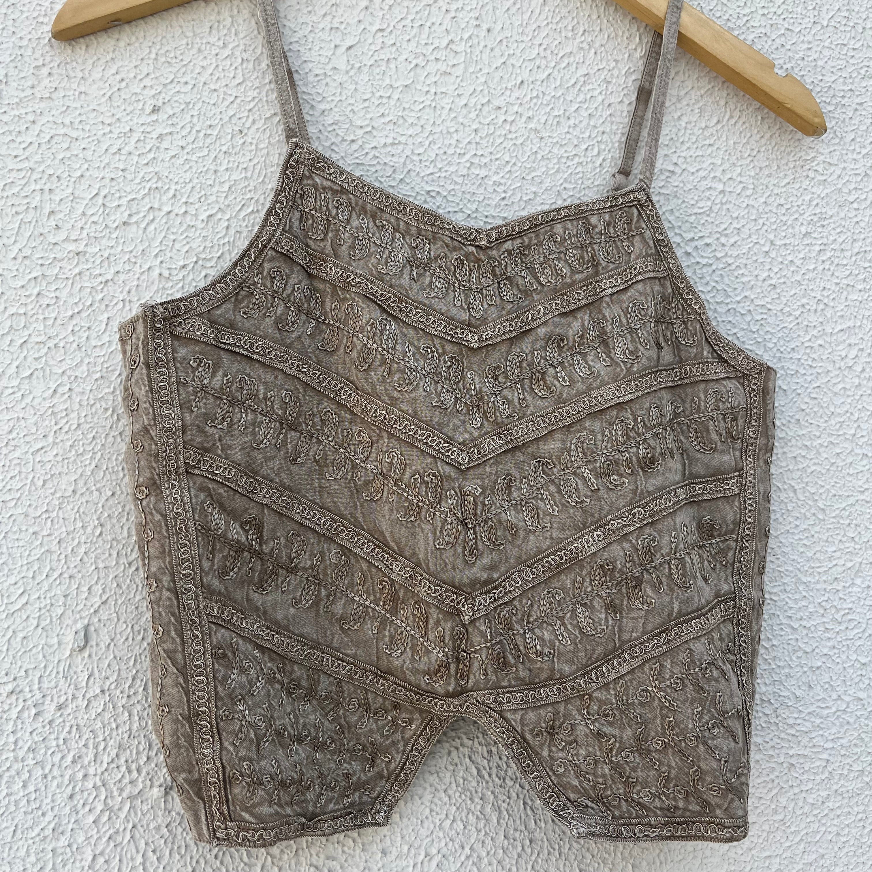 Parvati Thread Top - Beige