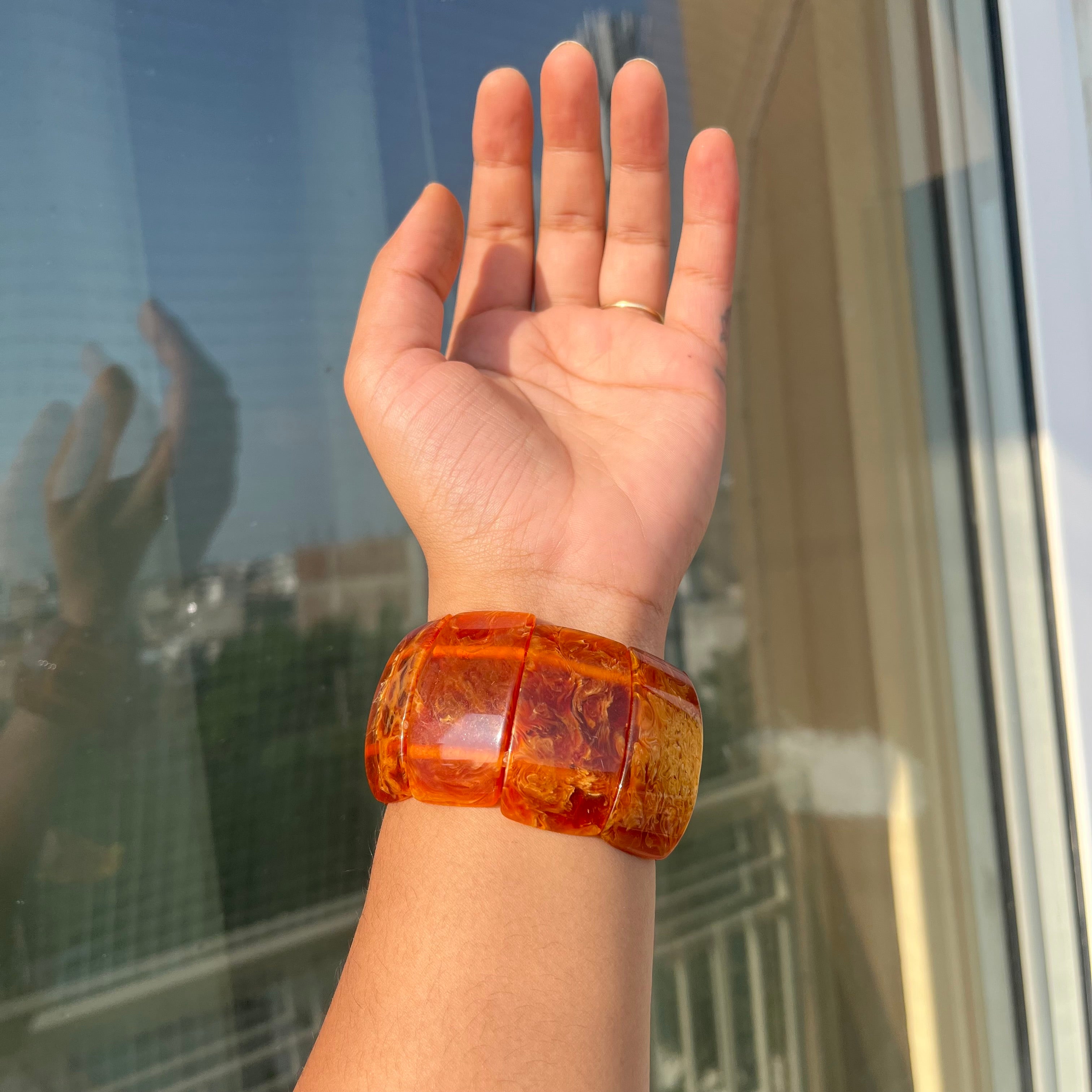 Vintage Acrylic Bracelet