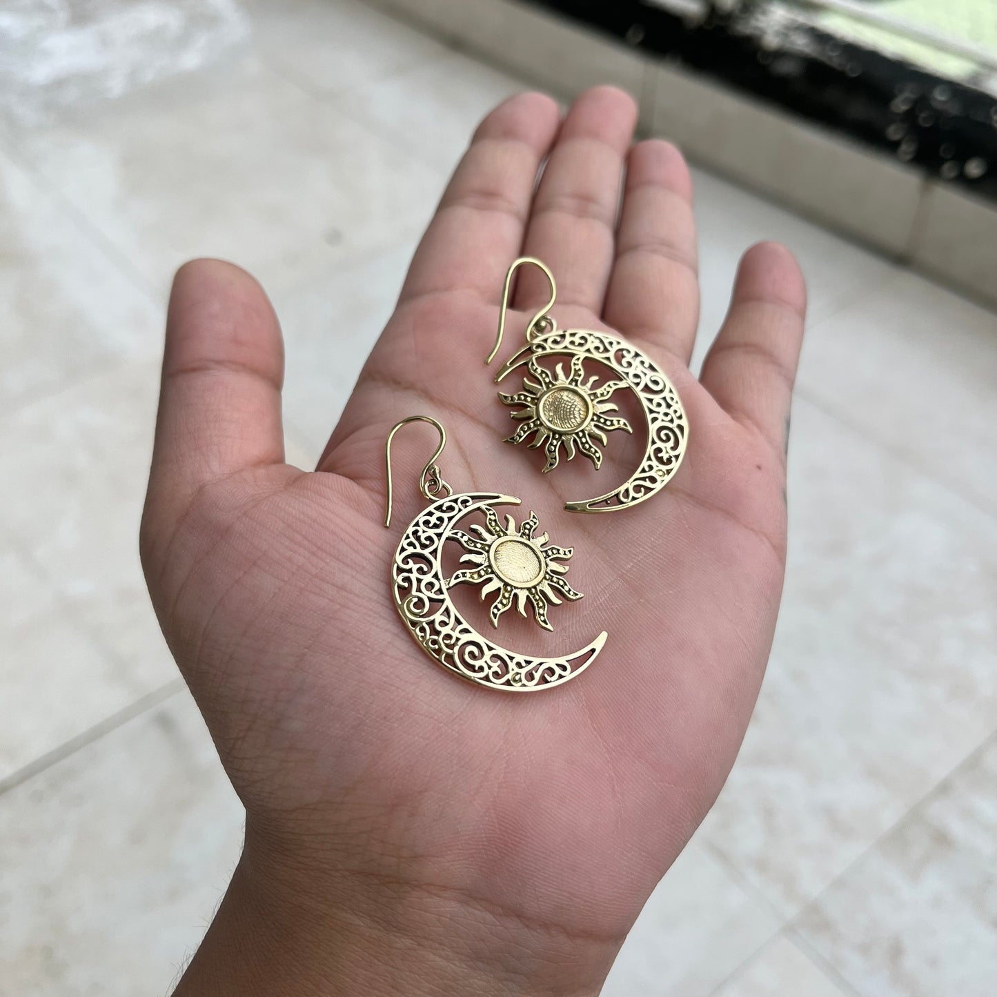 Sun-Moon Earrings