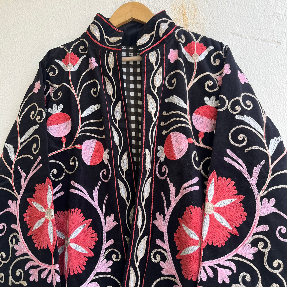 Jaipuri Thread Velvet Jacket