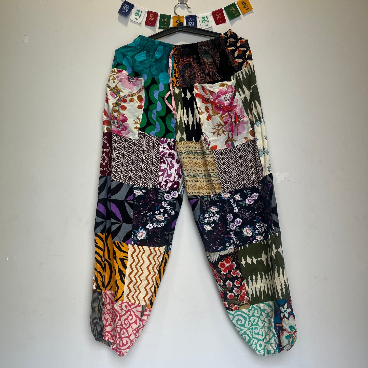 Loose Patchwork Pants