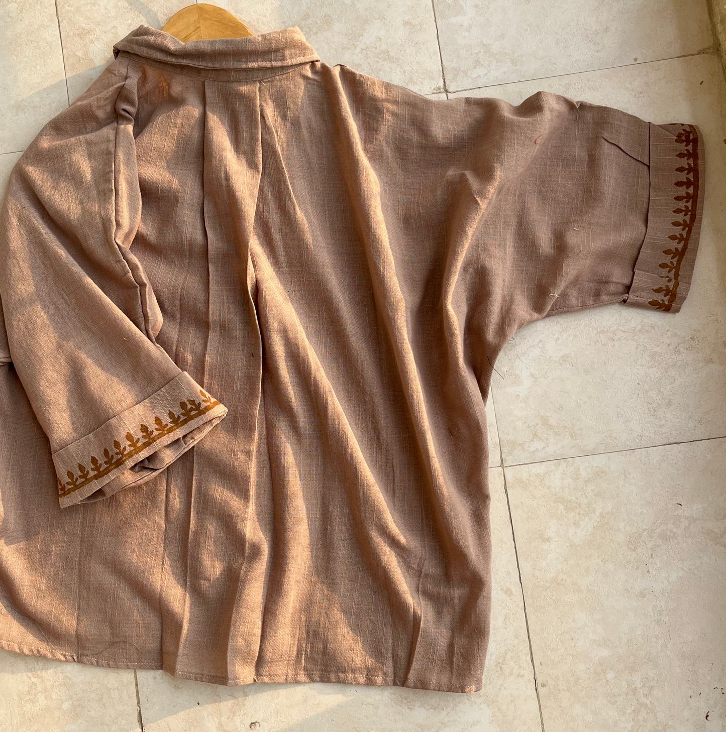 Rahgir Cotton Shirt - Light Sand