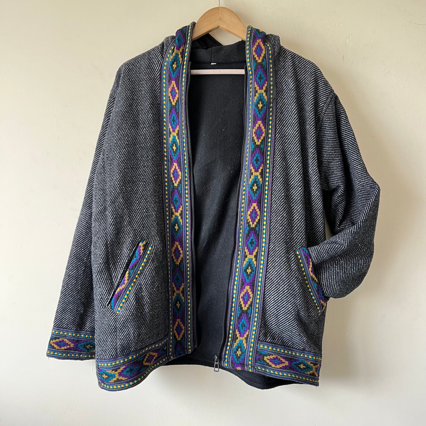 Himachali Jacket Black - Size M
