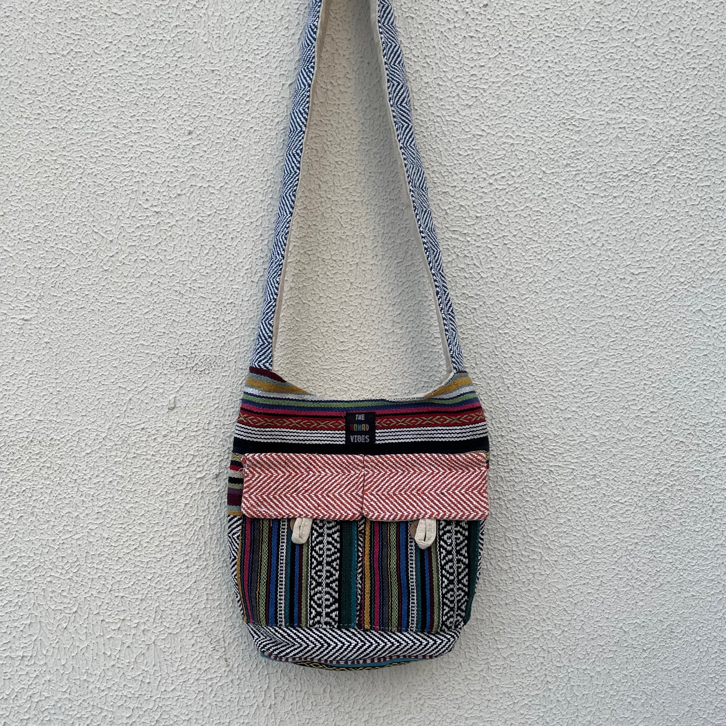 Small Hemp Jhola - Multicolor