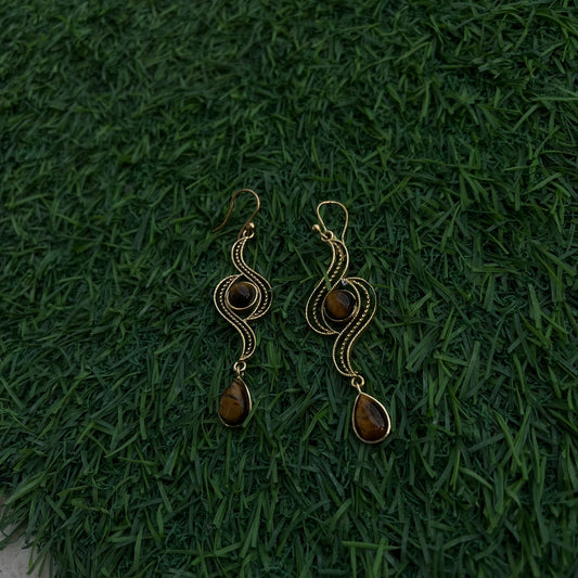 Tiger Eye Earrings