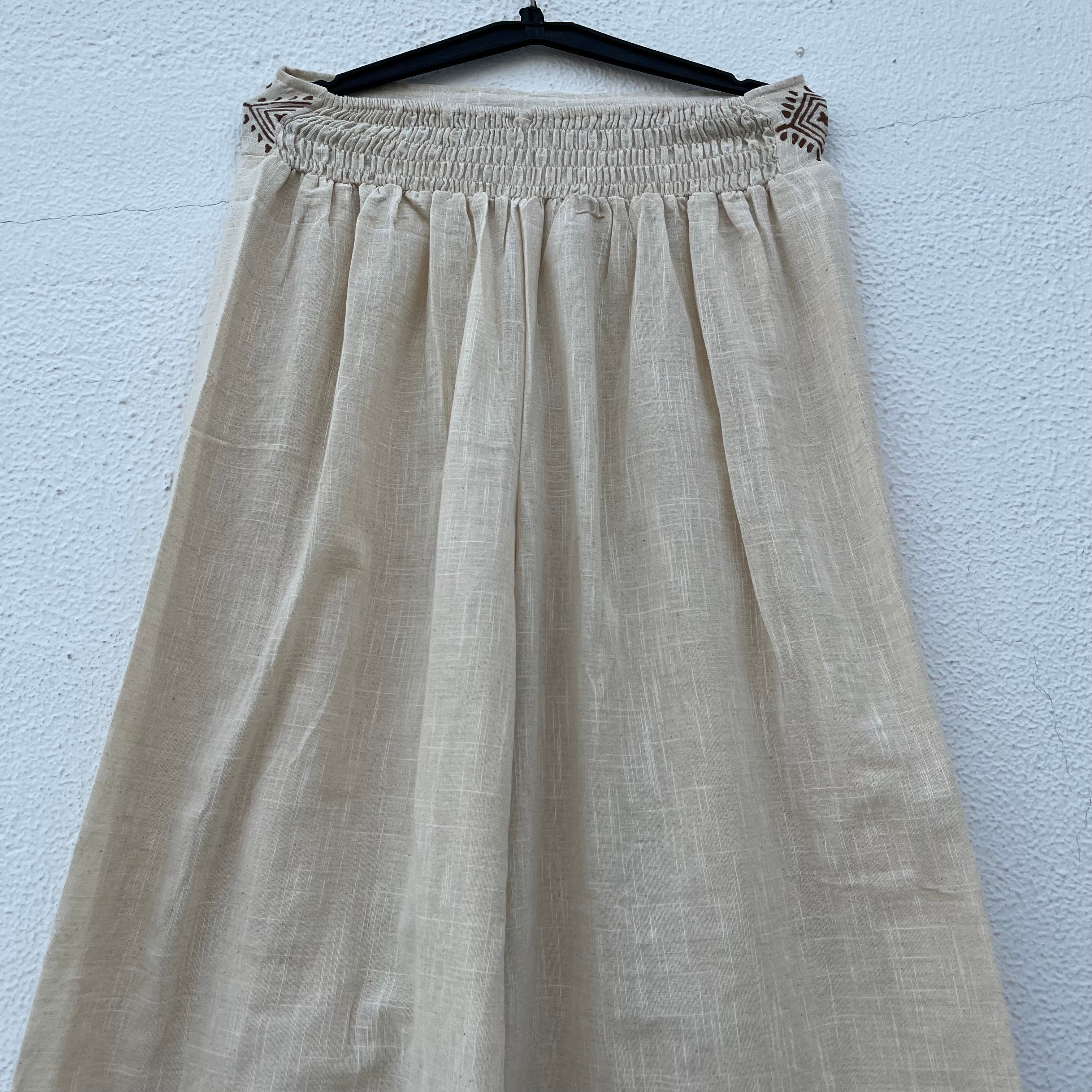 Mastani Cotton Pant- Ivory