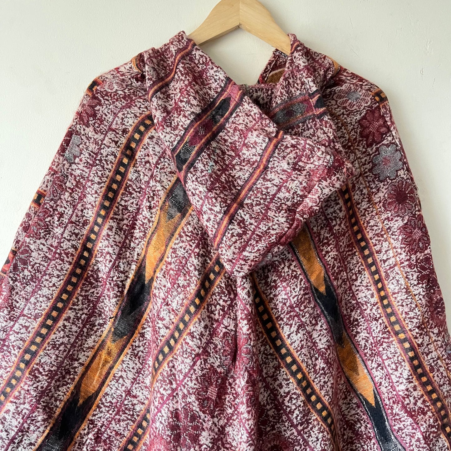 Pahadi Printed Poncho With Hood