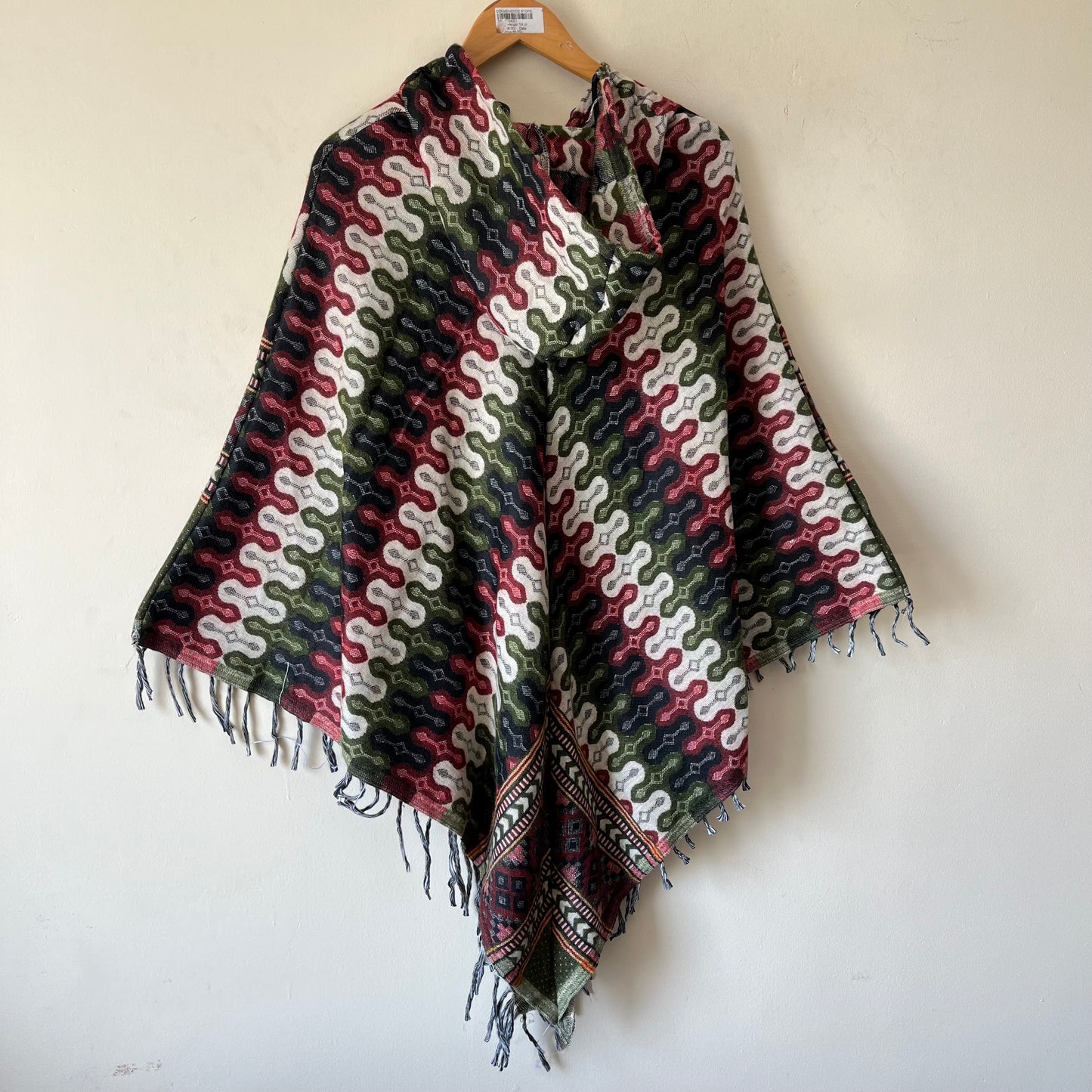 Pahadi Printed Poncho With Hood