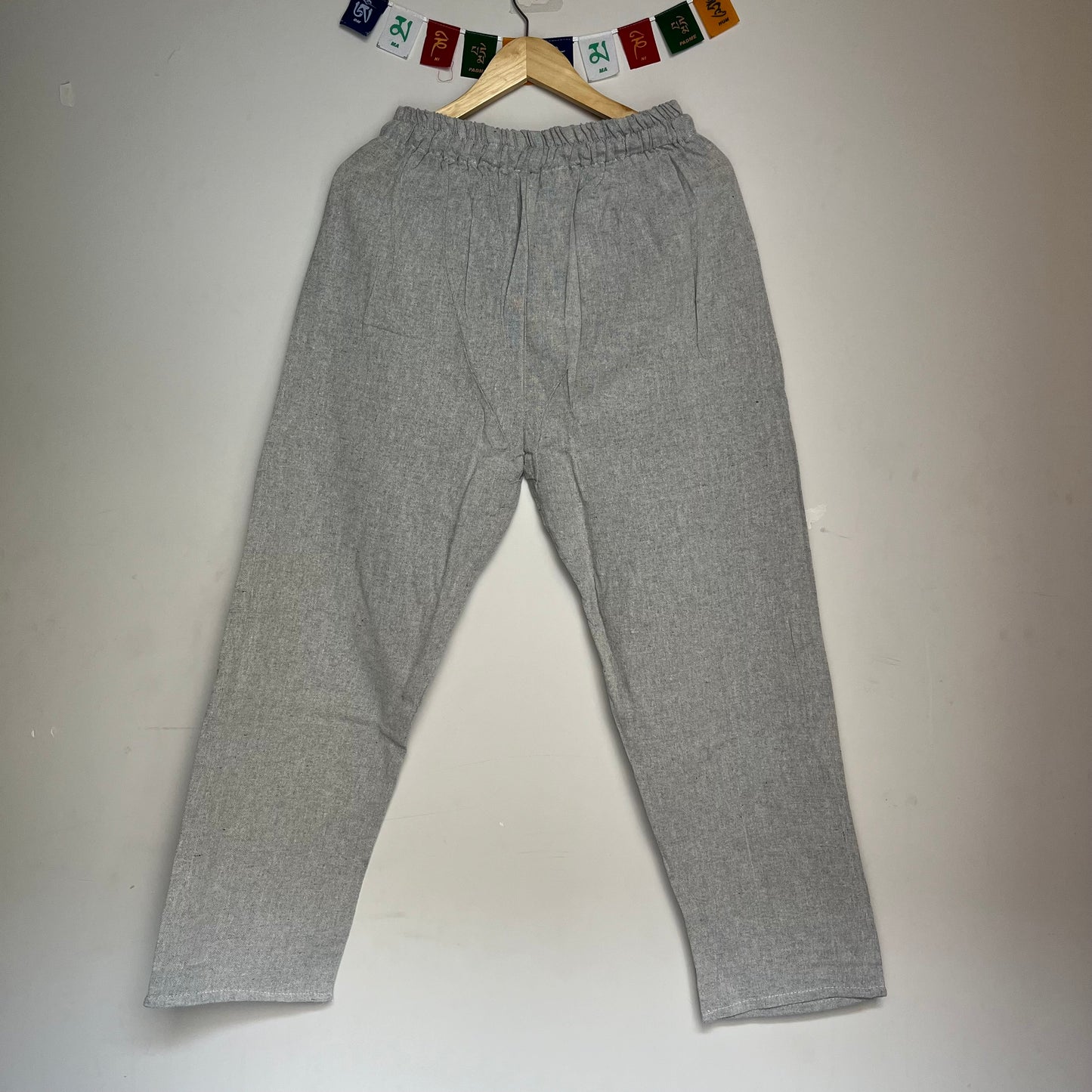 7 Chakra Pants b&w - Grey