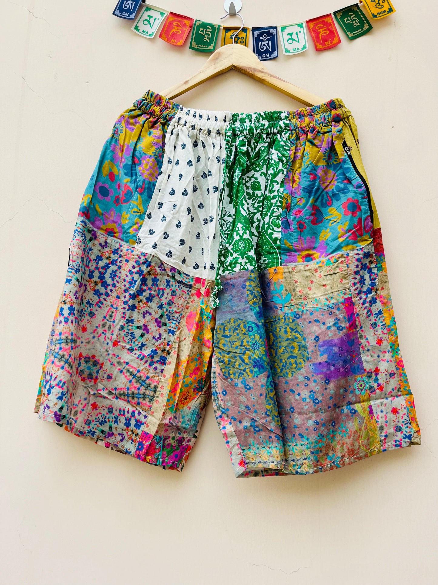 Baggy Patchwork Shorts