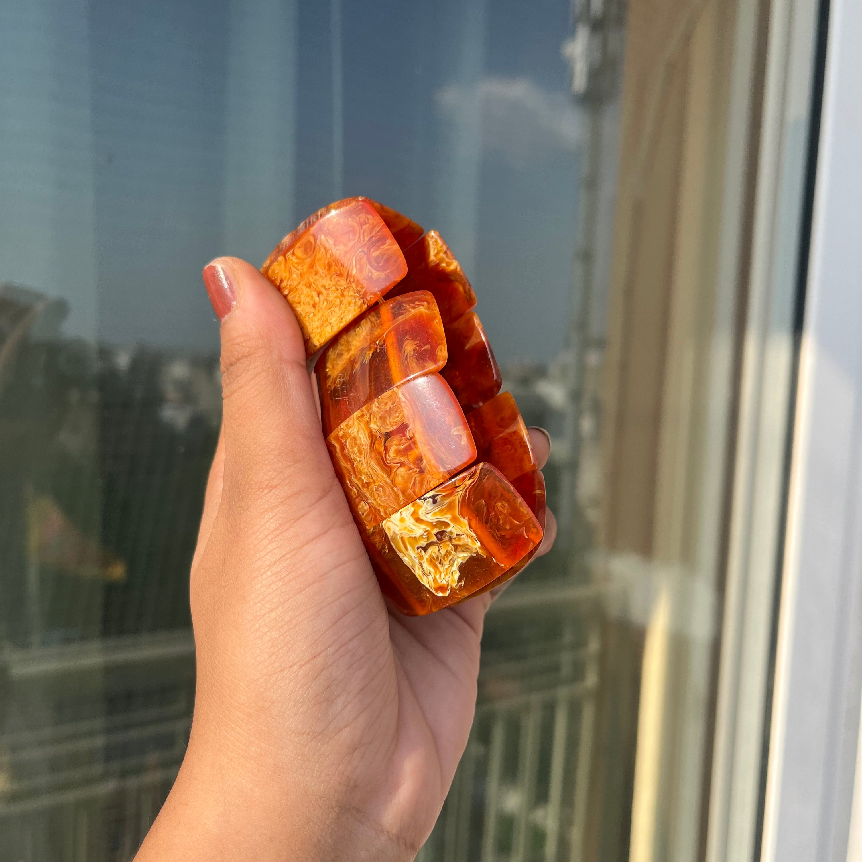 Vintage Acrylic Bracelet