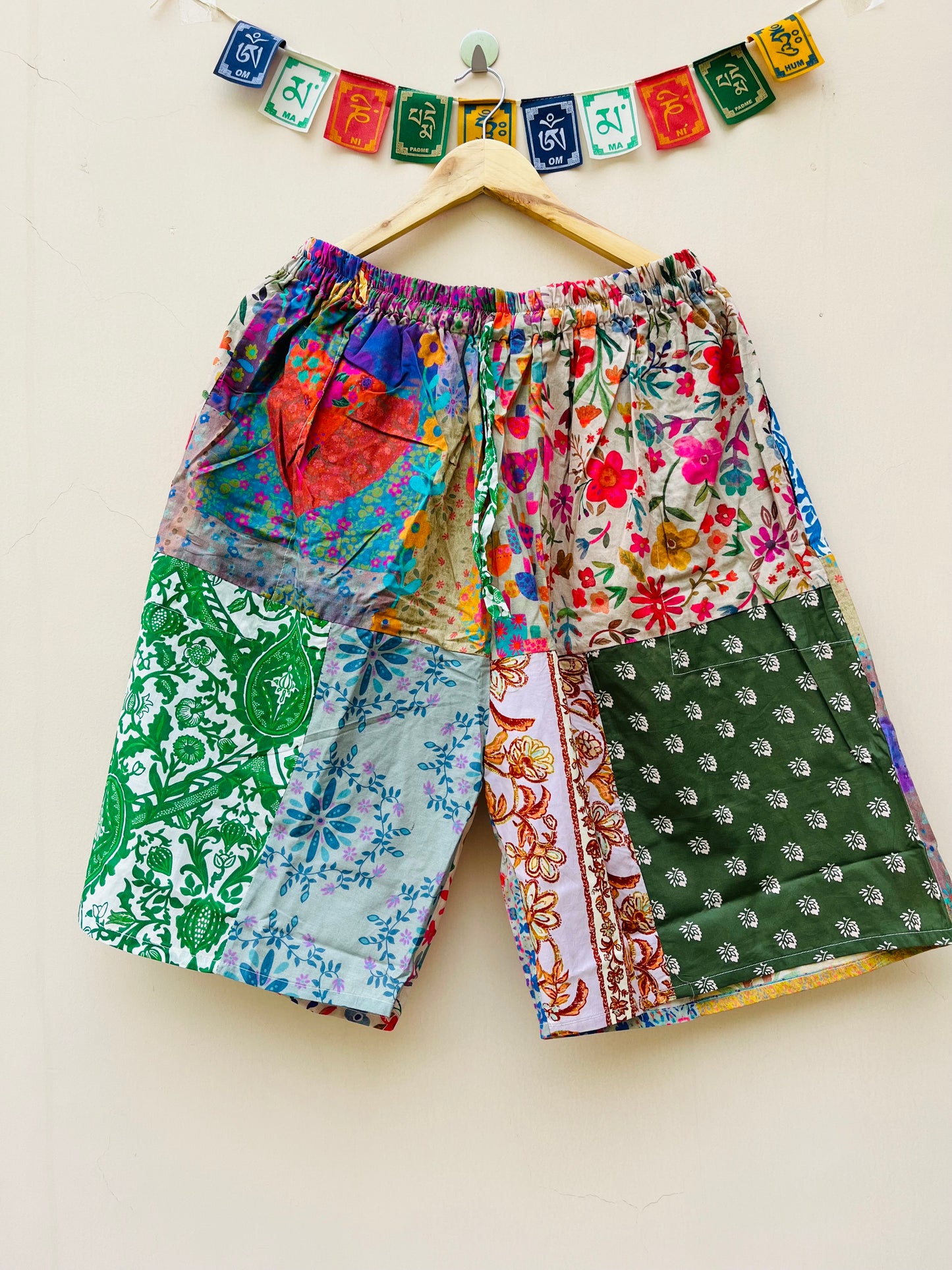 Baggy Patchwork Shorts