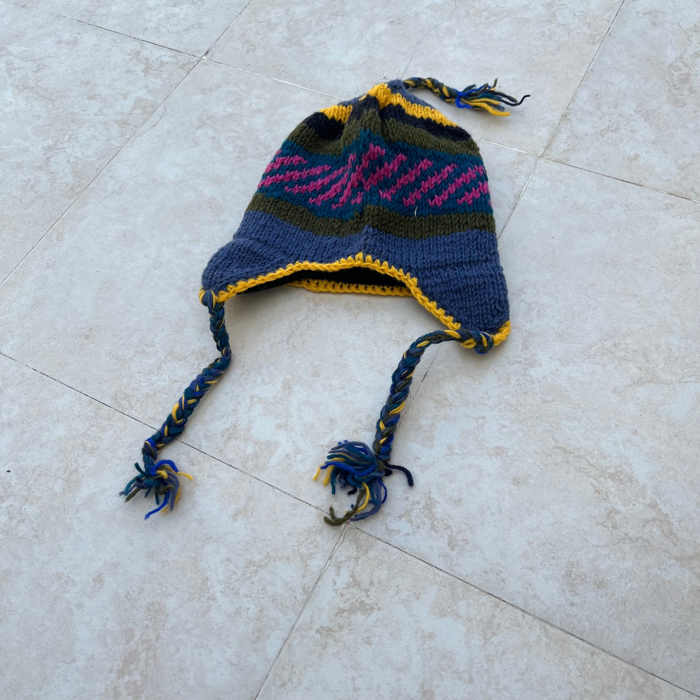 Winter Cap with braids