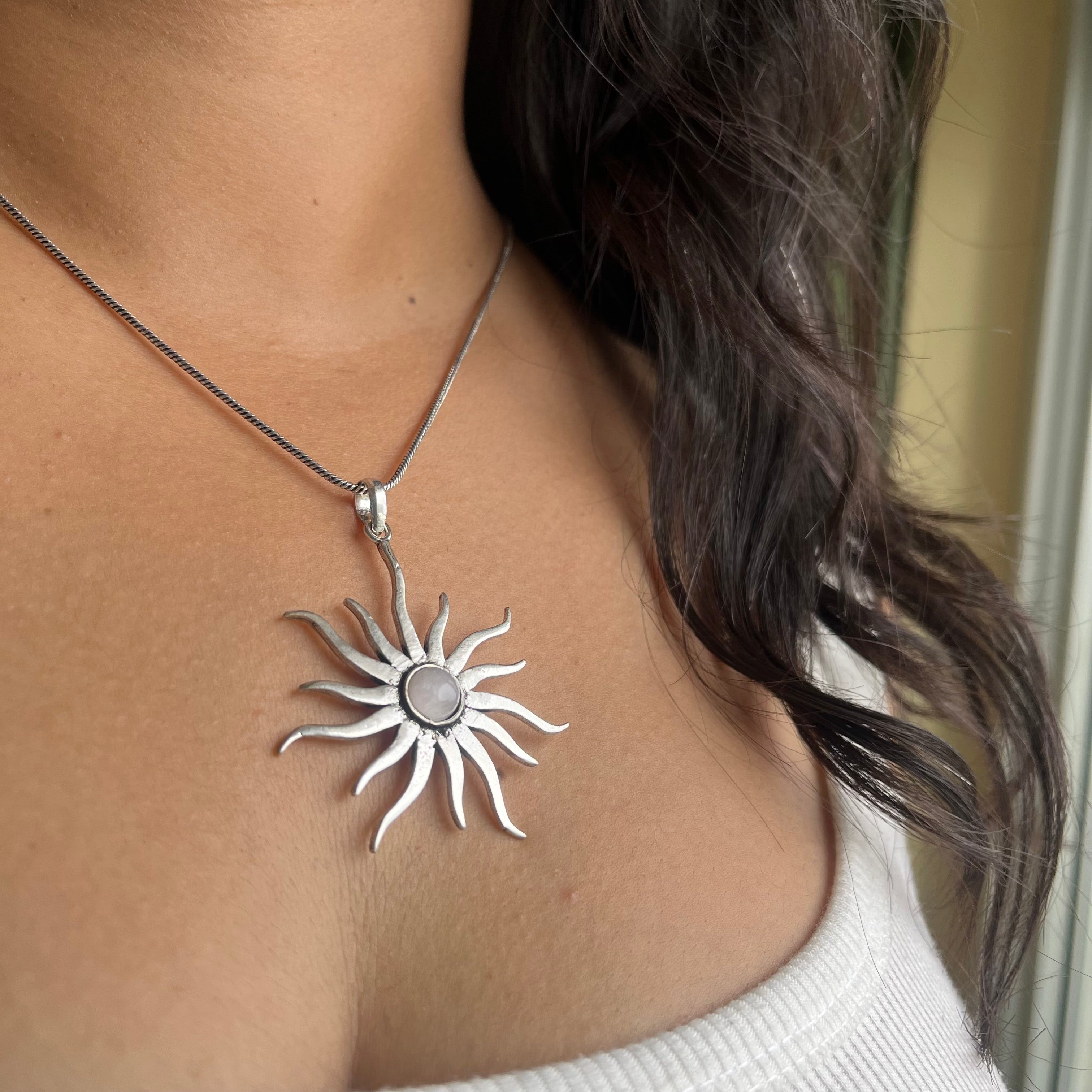 Sun Pendant & Chain