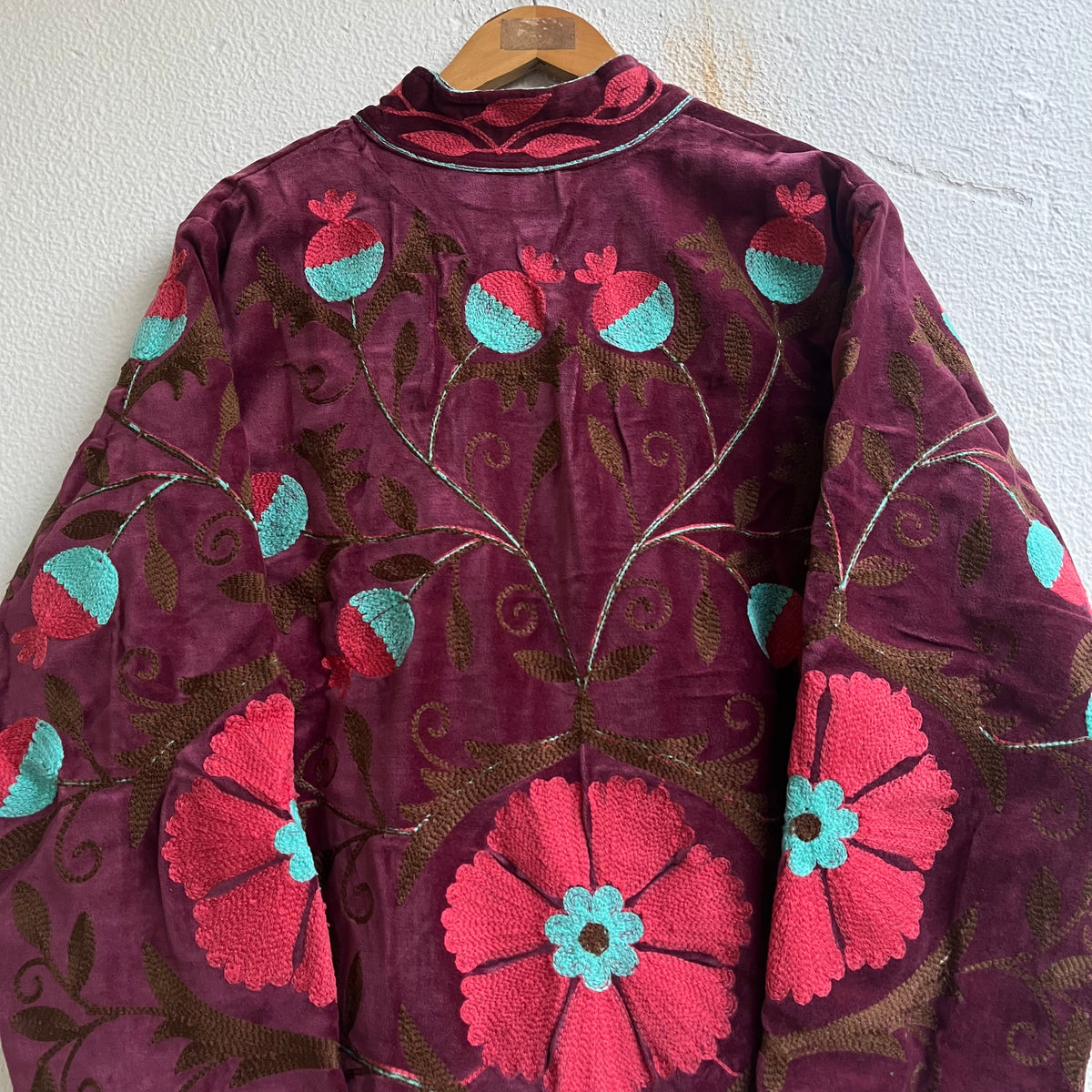 Jaipuri Thread Velvet Jacket