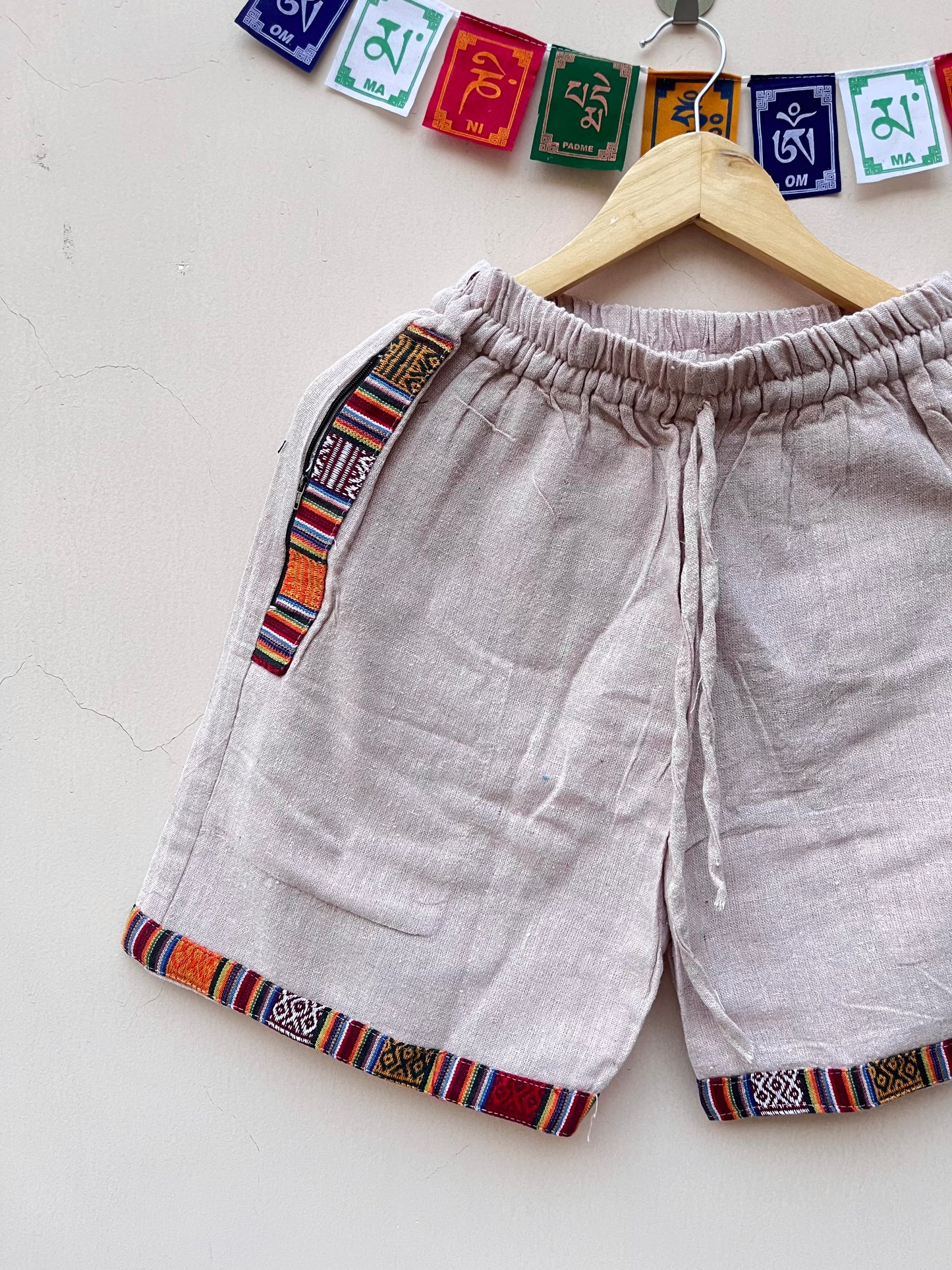 Pahadi Shorts - Peach