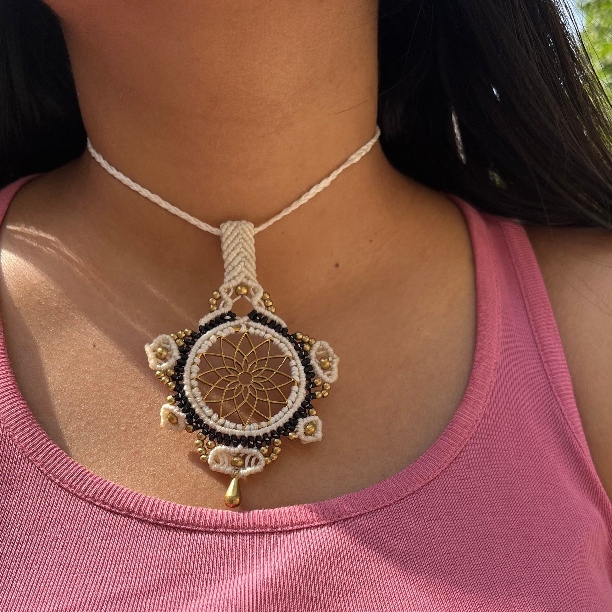 Set of Macrame Necklace – The Nomad Vibes - Main Image