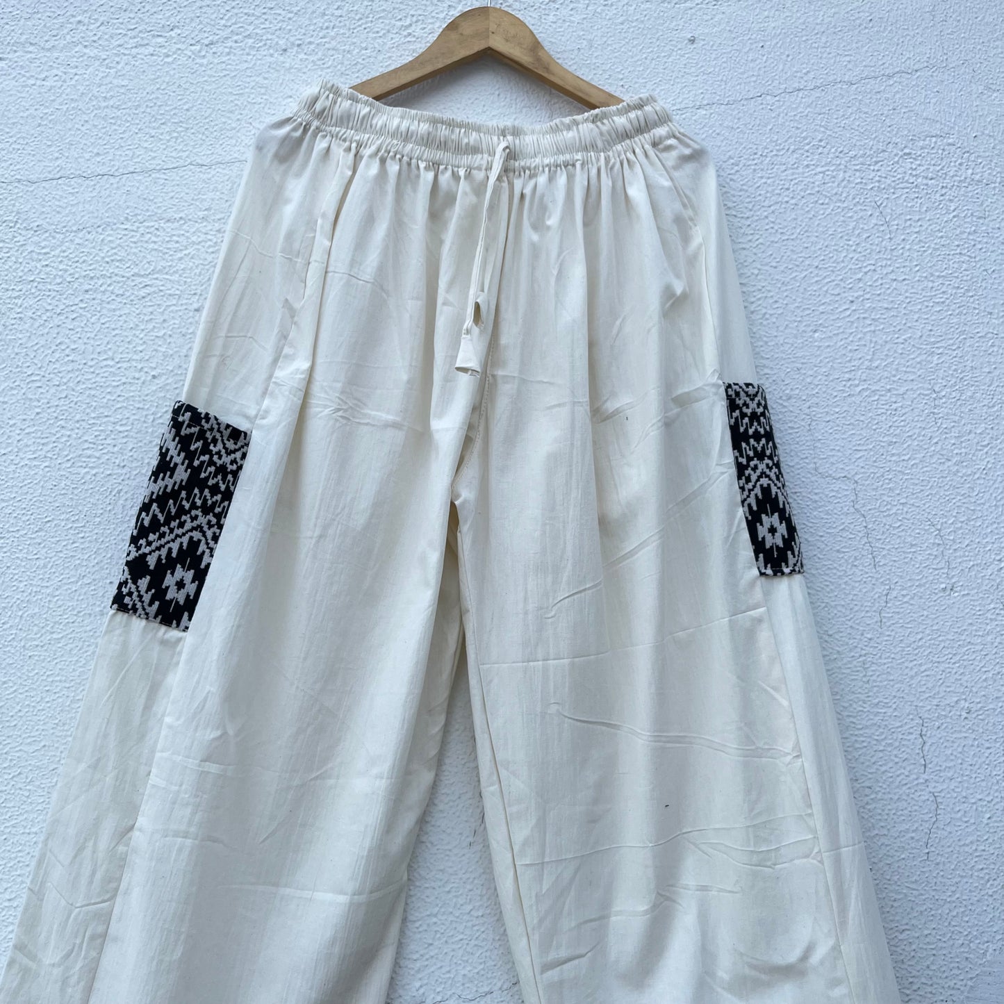 Pahadi Boho Pants - Cream