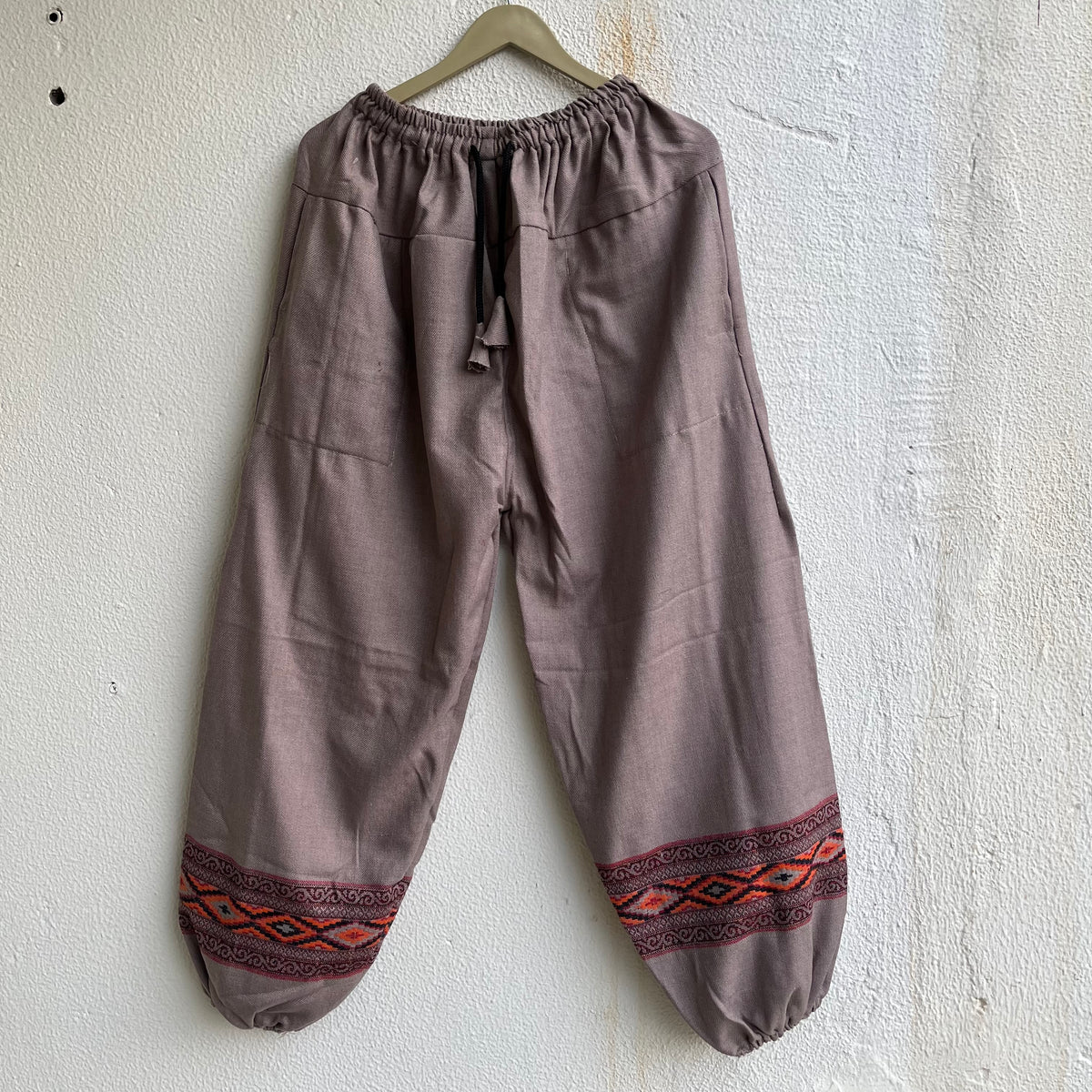 Woollen Pahadi Kullu Pants - Grey