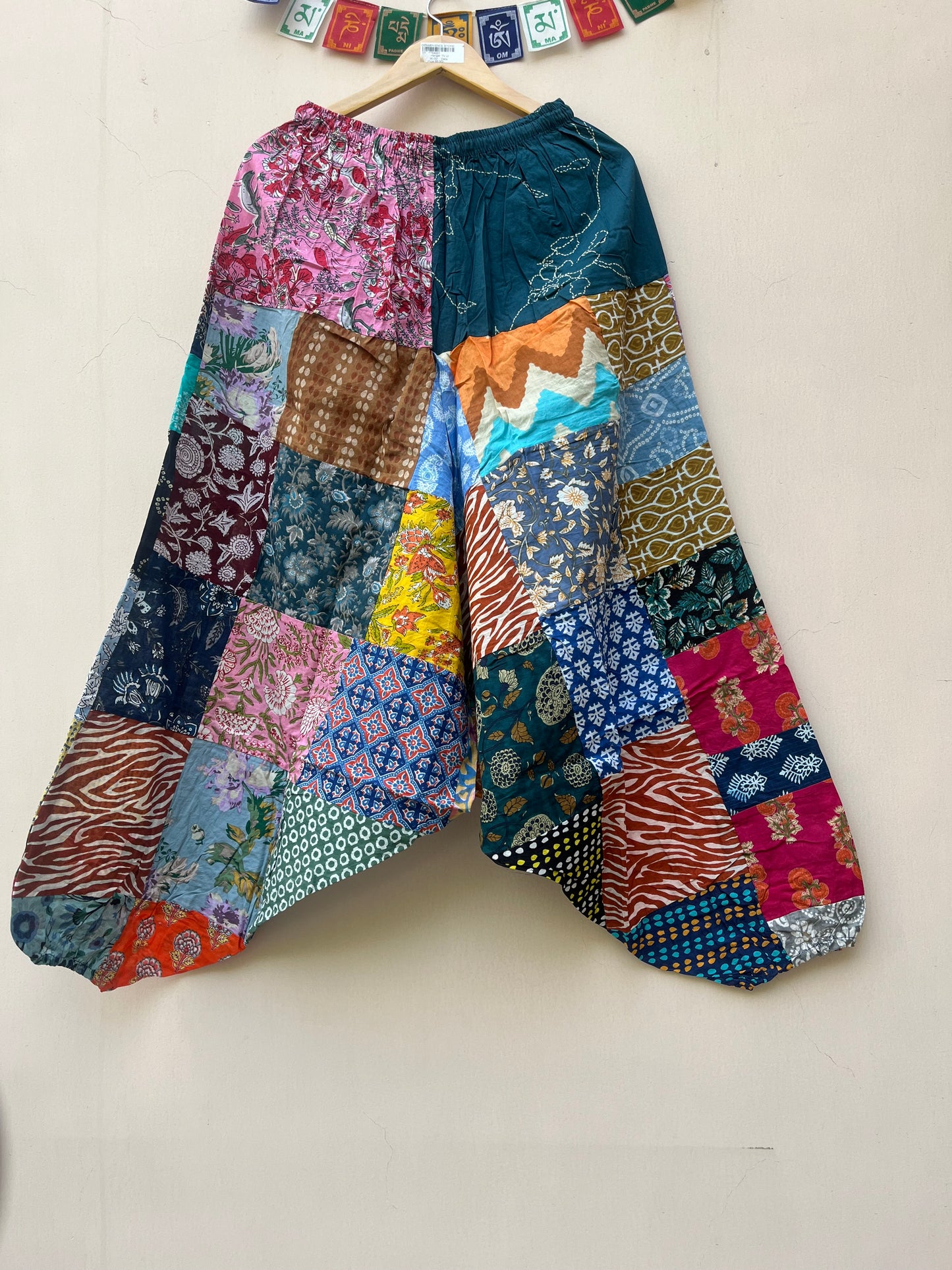 Patchwork Harem Pant