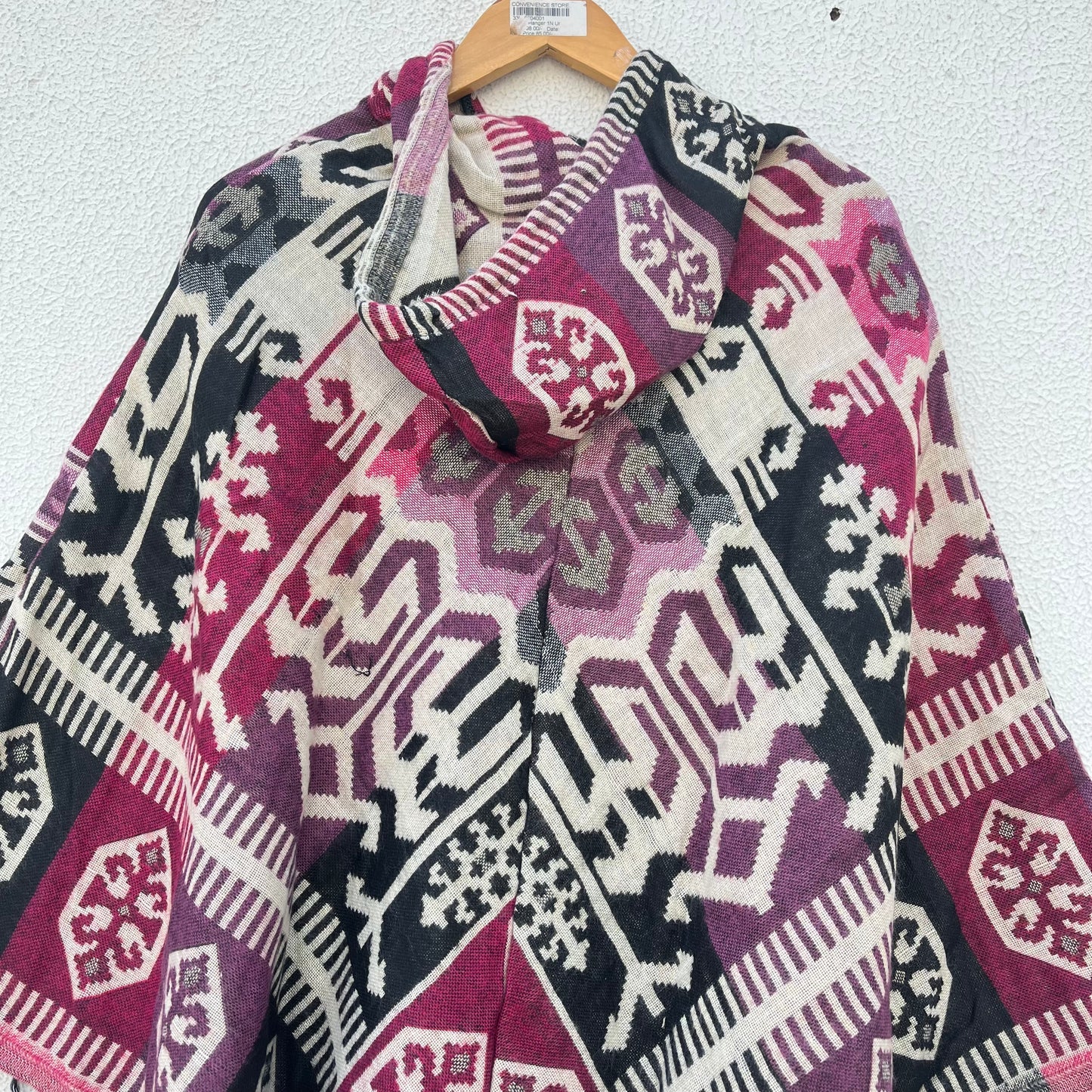 Pahadi Printed Poncho With Hood