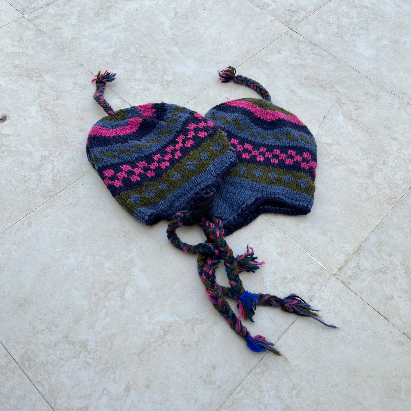 Winter Cap with braids