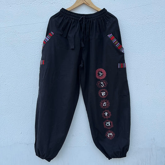 Pahadi Chakra Pants - Black