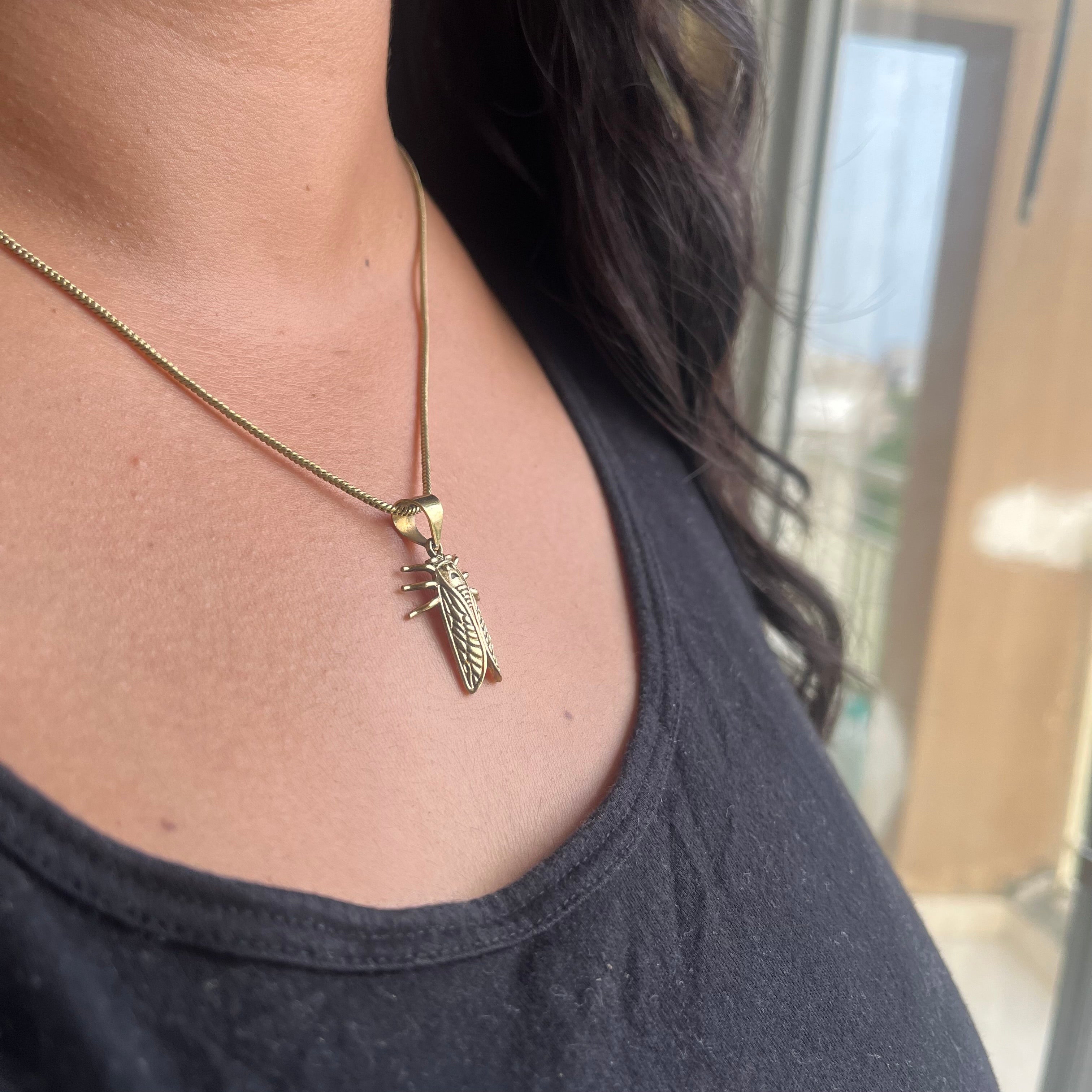 Bug Pendant & Chain
