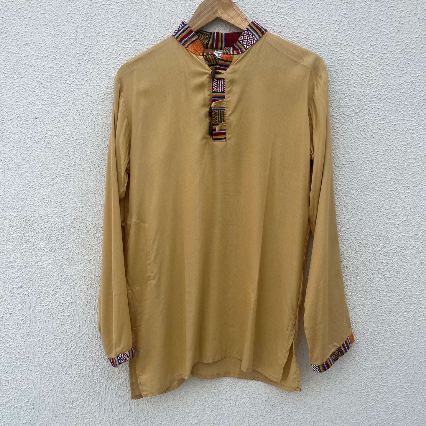 Nepali Kurta - Golden