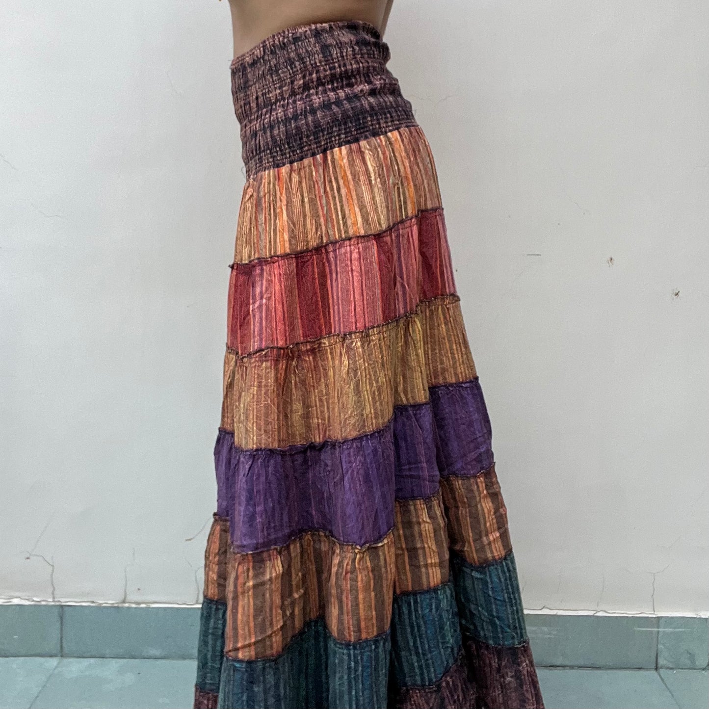 Boho Skirt - Rust