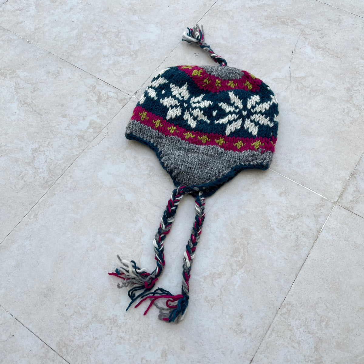Winter Cap with braids
