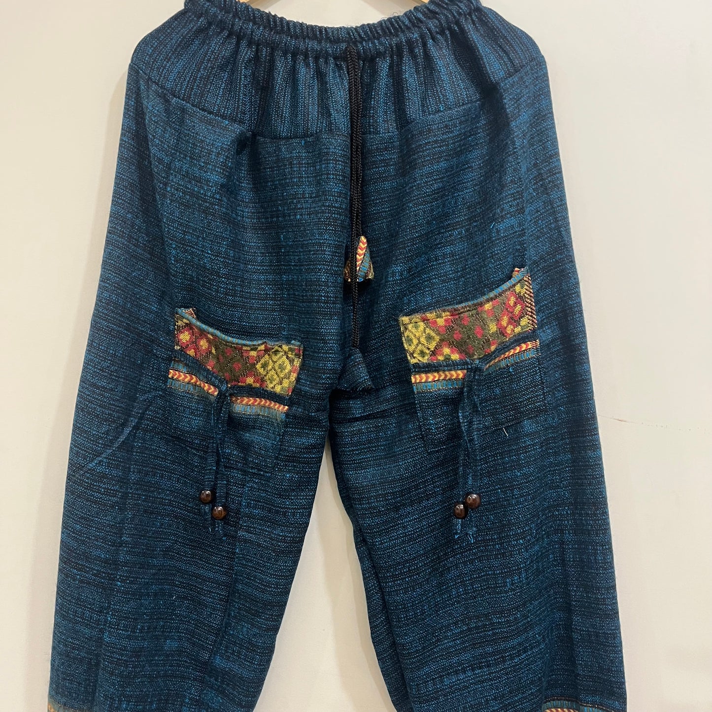 Woollen Pahadi Pants - Blue