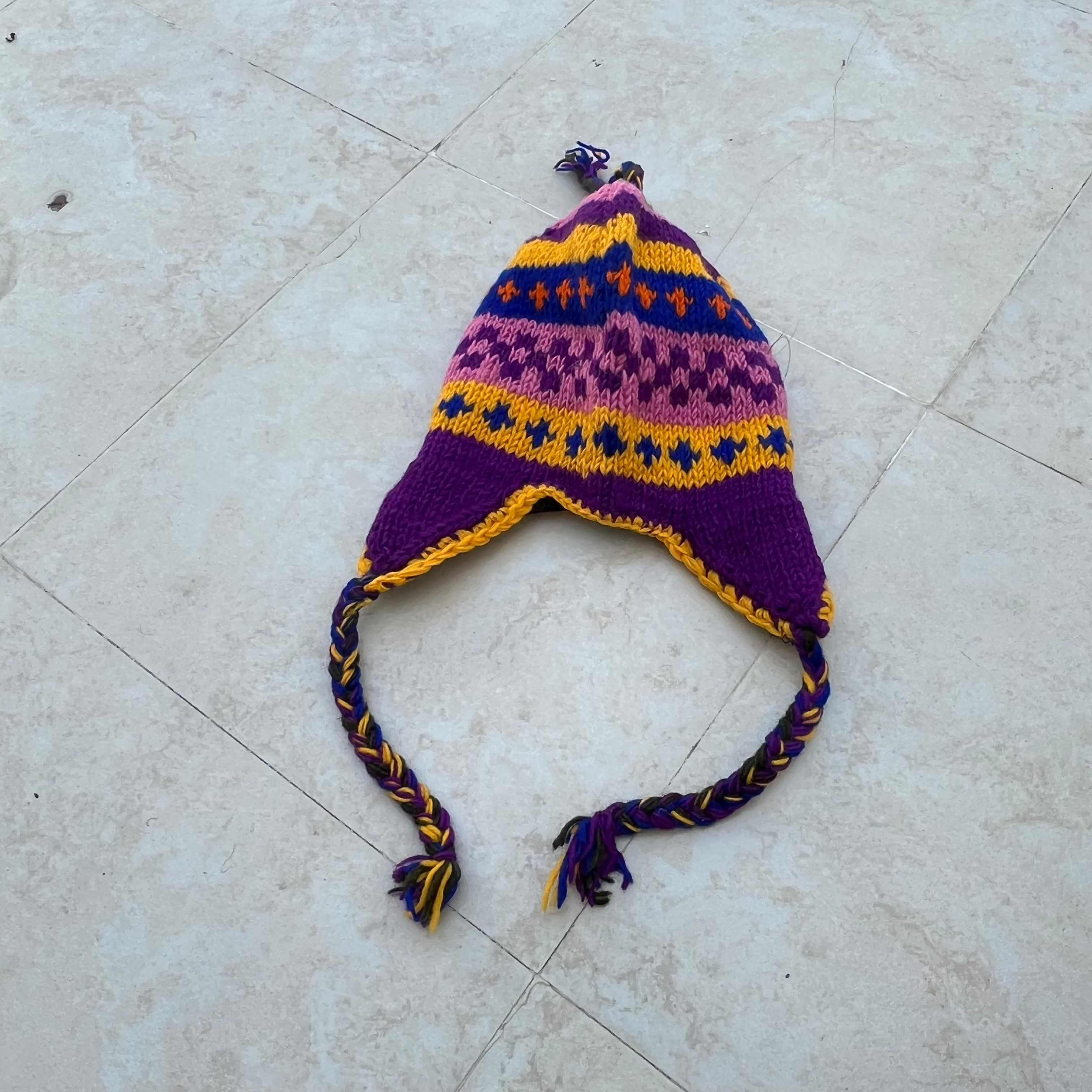 Winter Cap with braids
