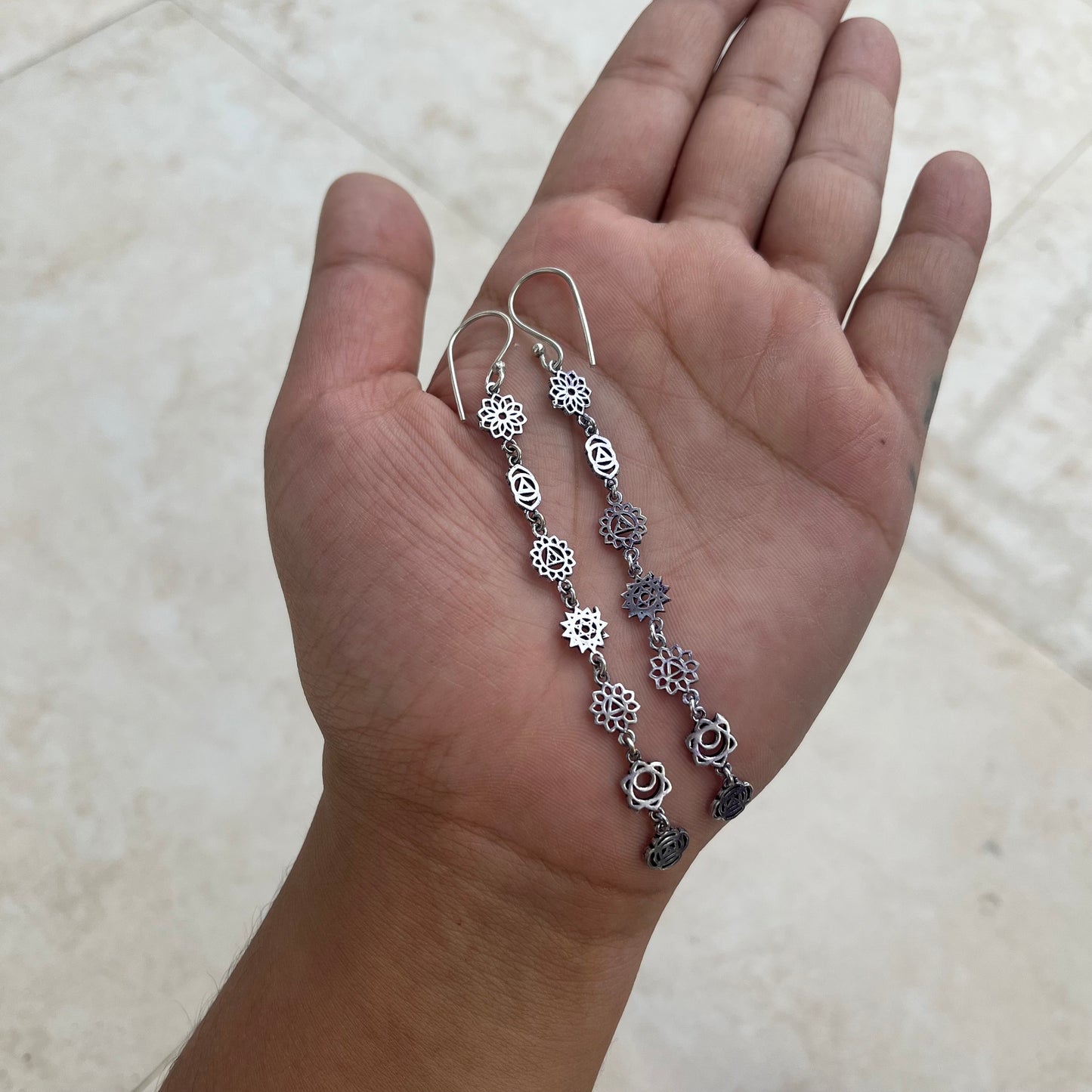 Long Chakra Earrings