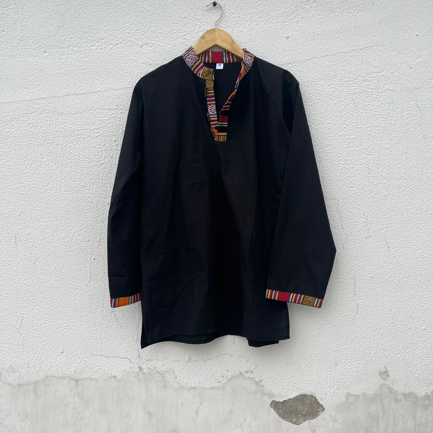 Nepali Kurta - Black