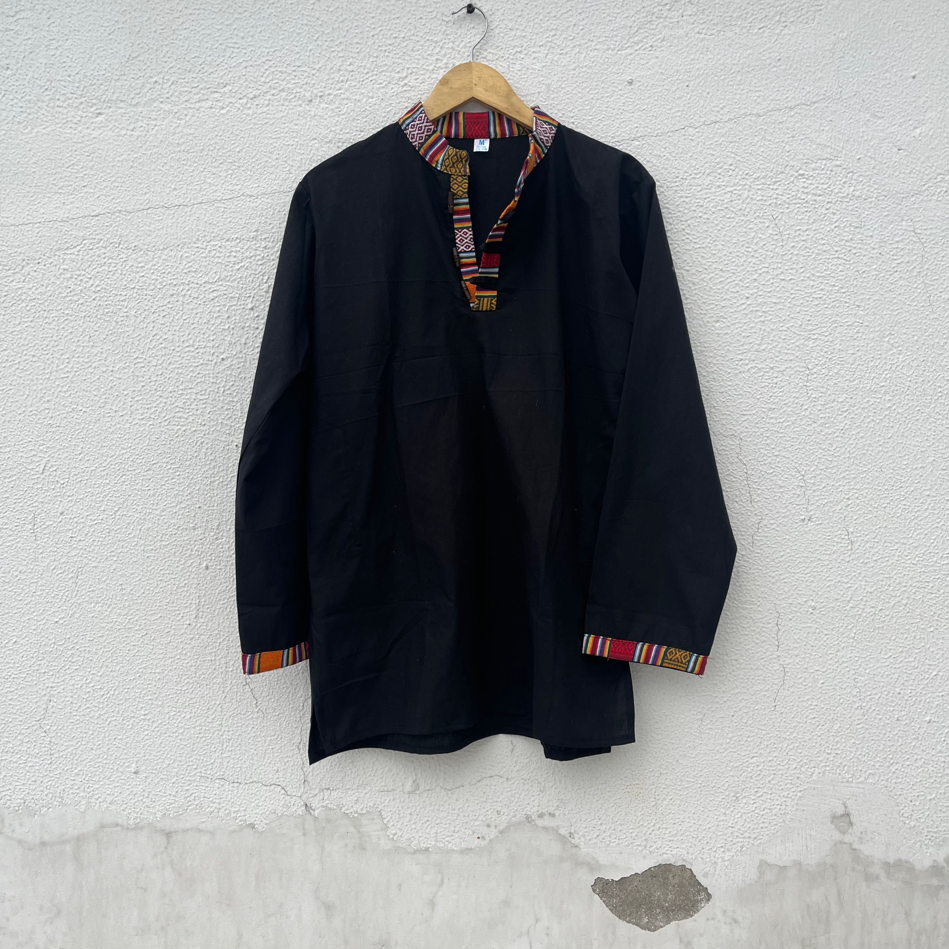 Nepali Kurta - Black