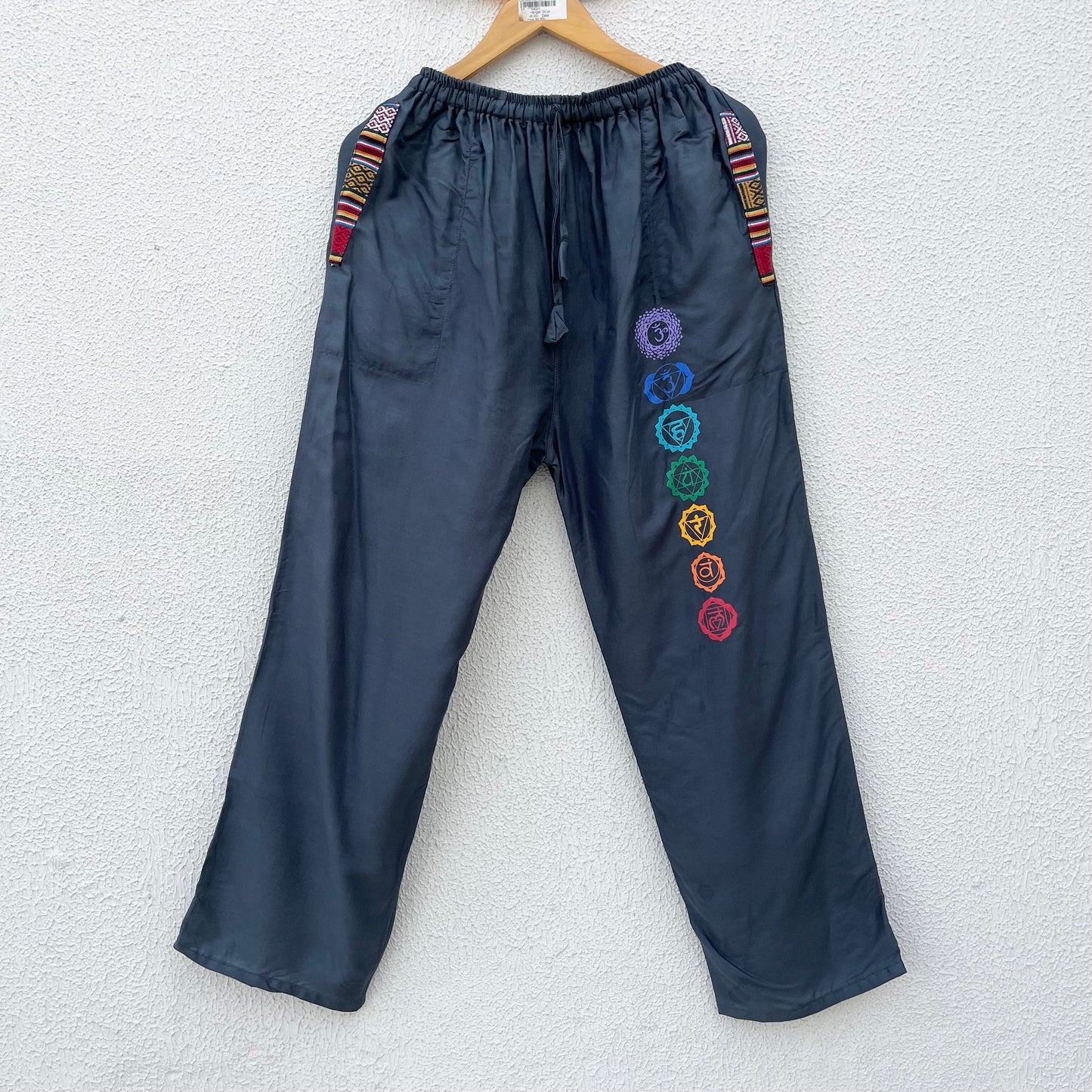 7 Chakra Pants - Grey (Multicolour)