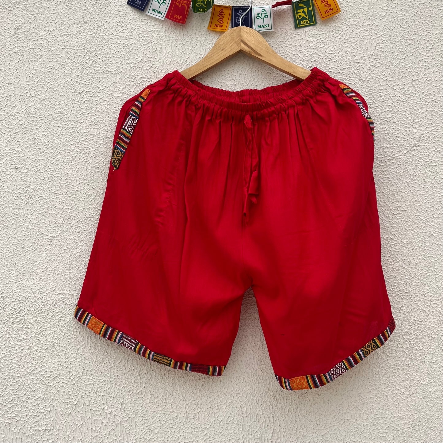 Pahadi Shorts - Red