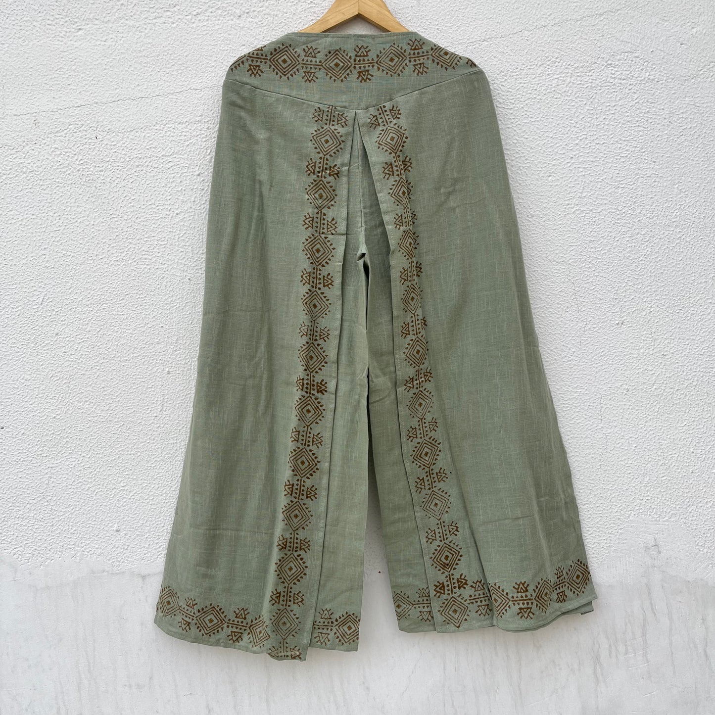 Mastani Cotton Pant- Sage Green