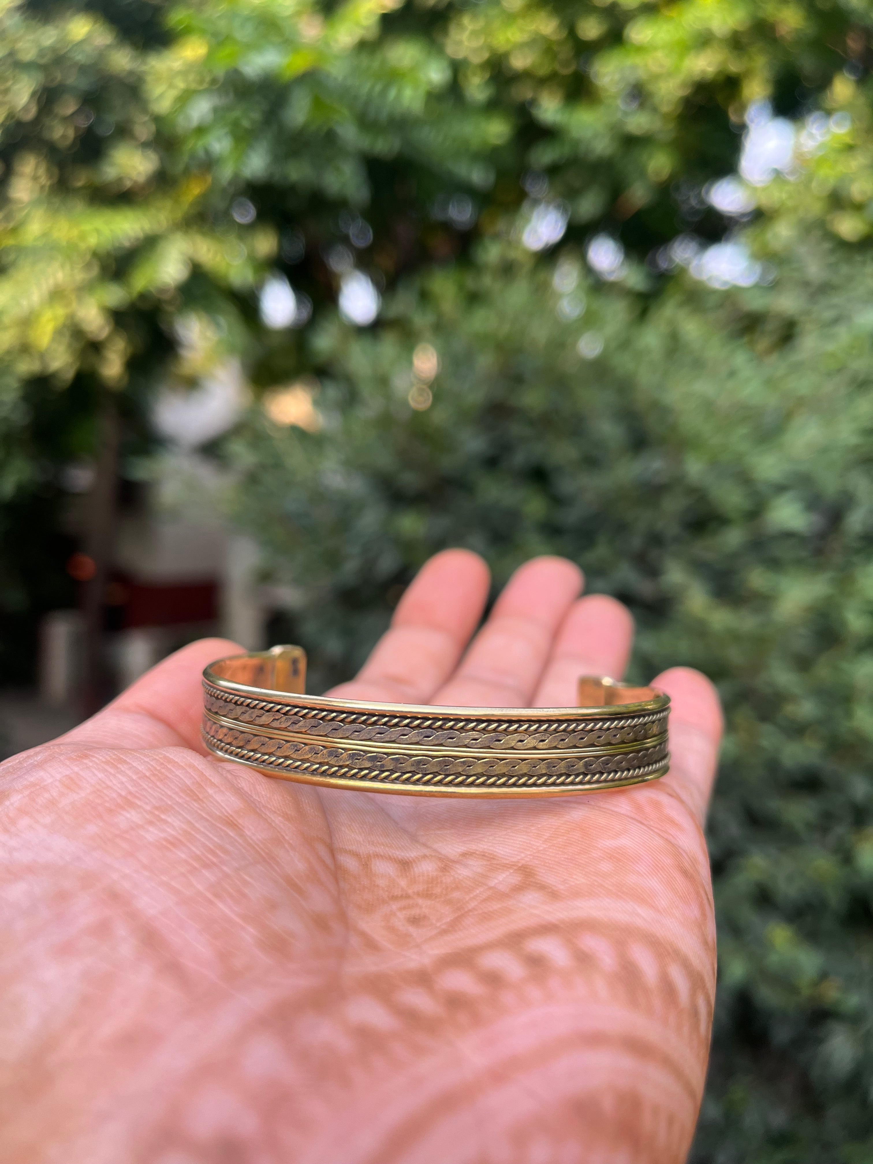 2 Brass Bracelet