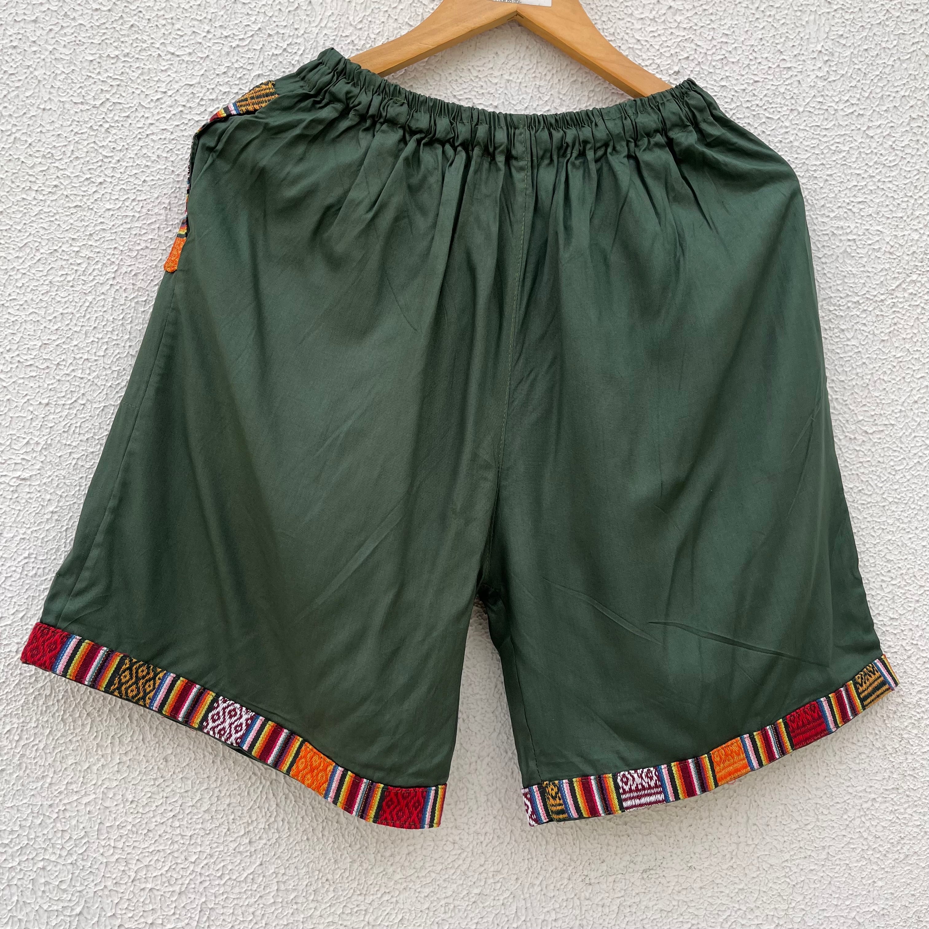 Pahadi Shorts - Dark Green
