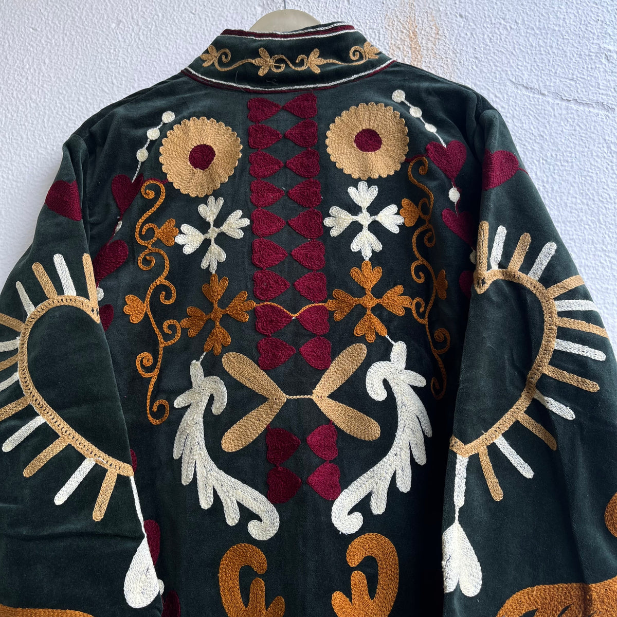 Jaipuri Thread Velvet Jacket