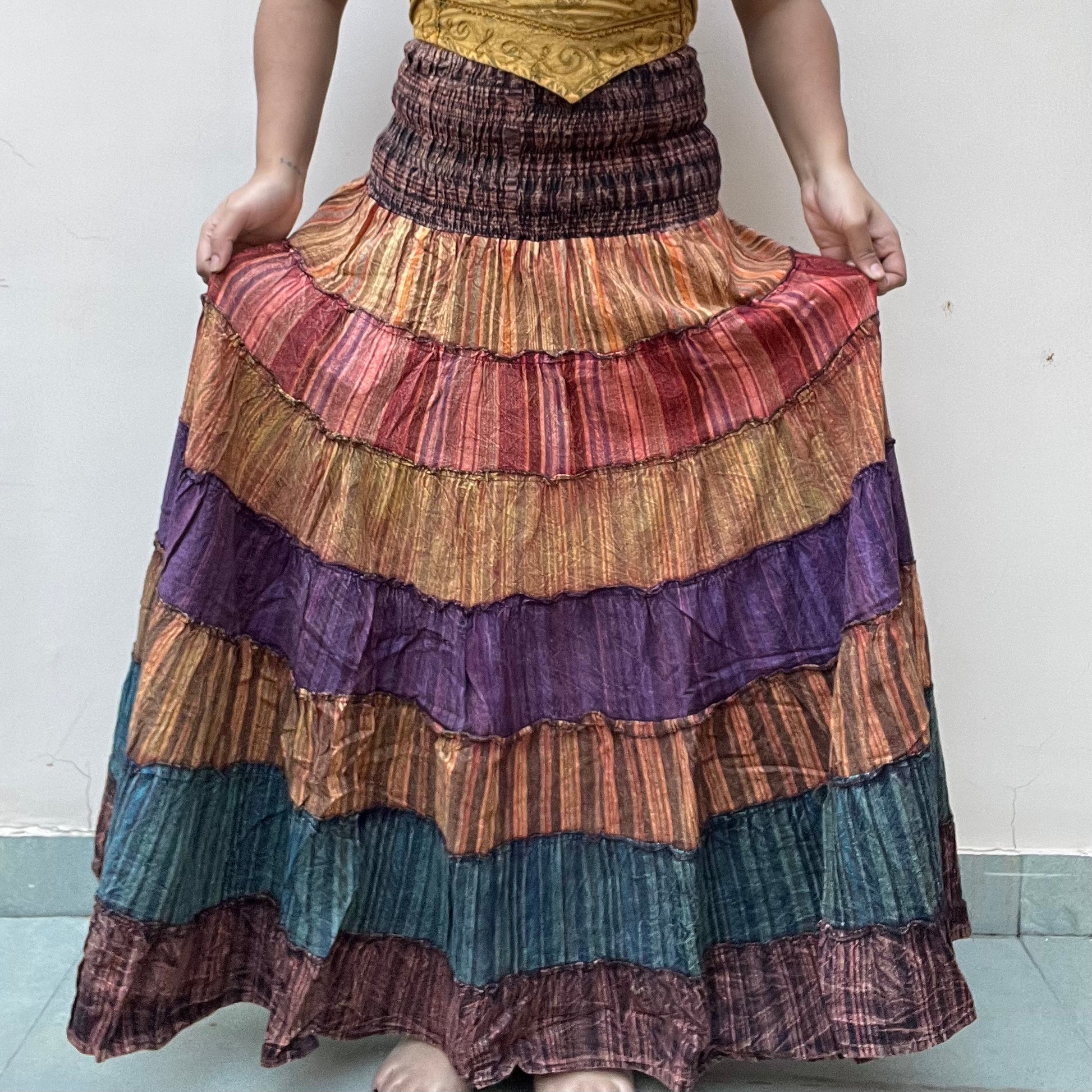 Boho Skirt Rust – The Nomad Vibes