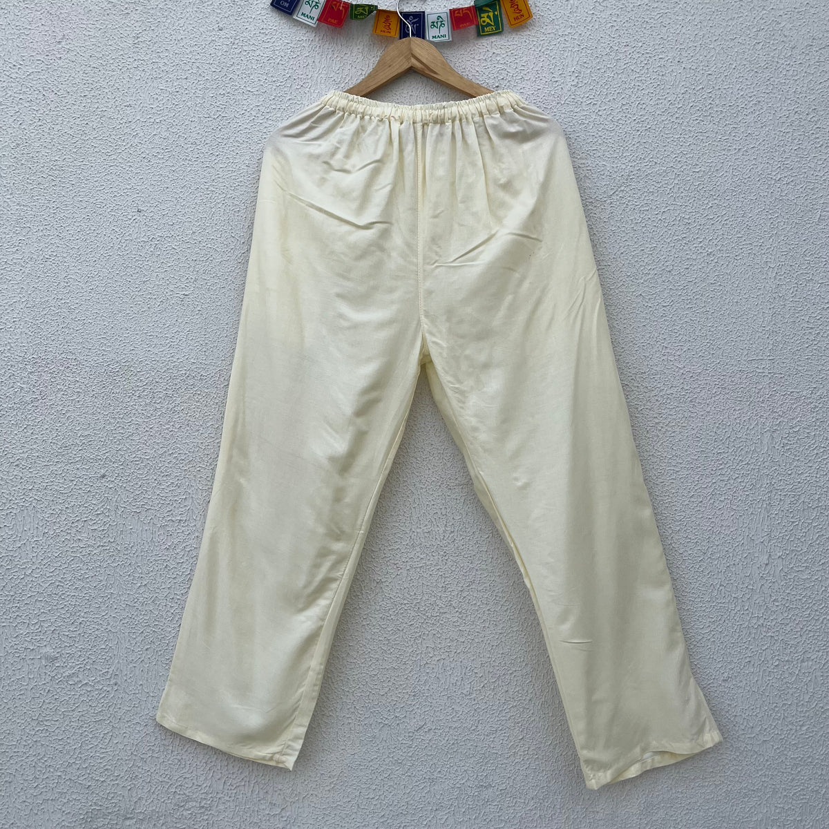 7 Chakra Pants - Cream (Multicolour)
