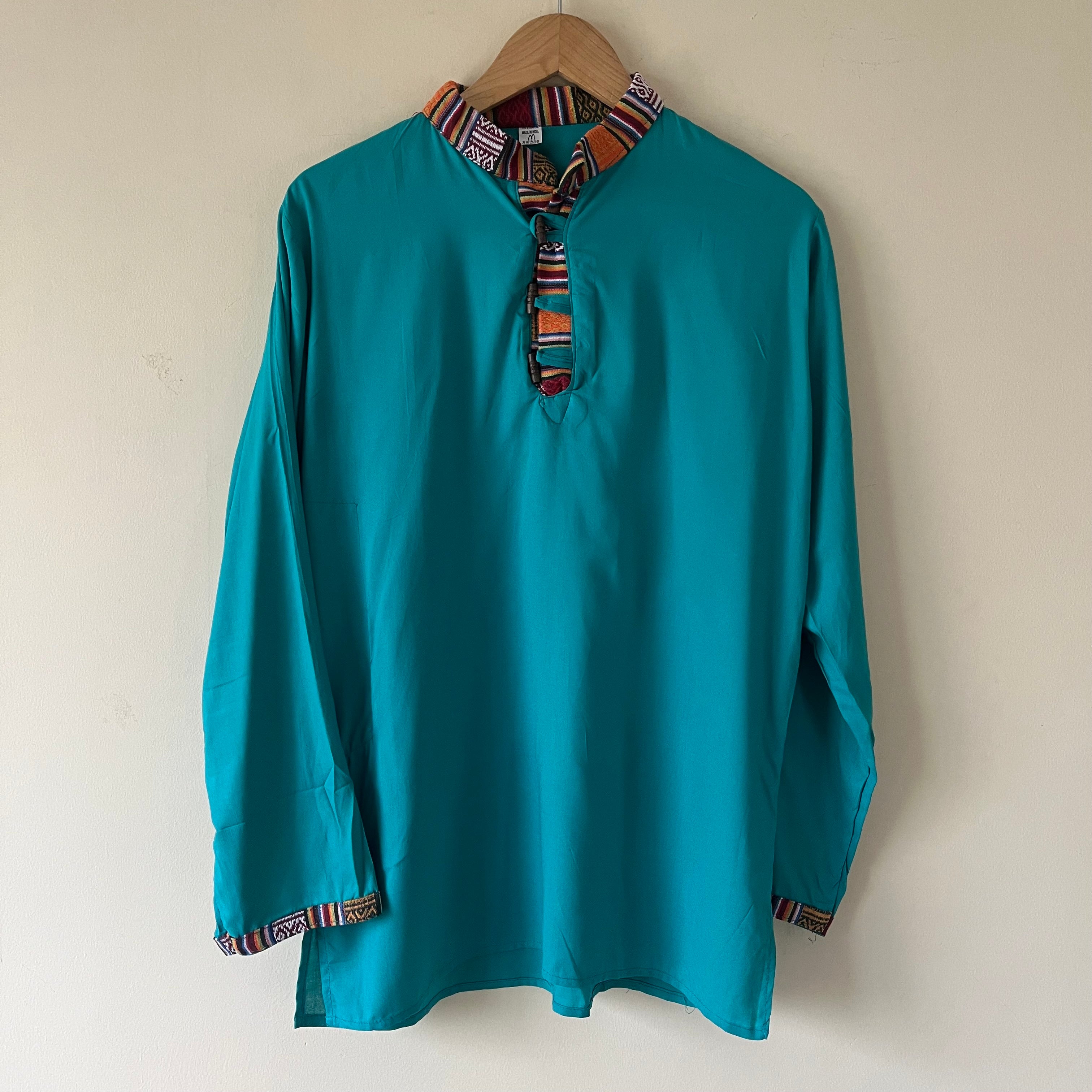 Nepali Kurta - Sky Blue