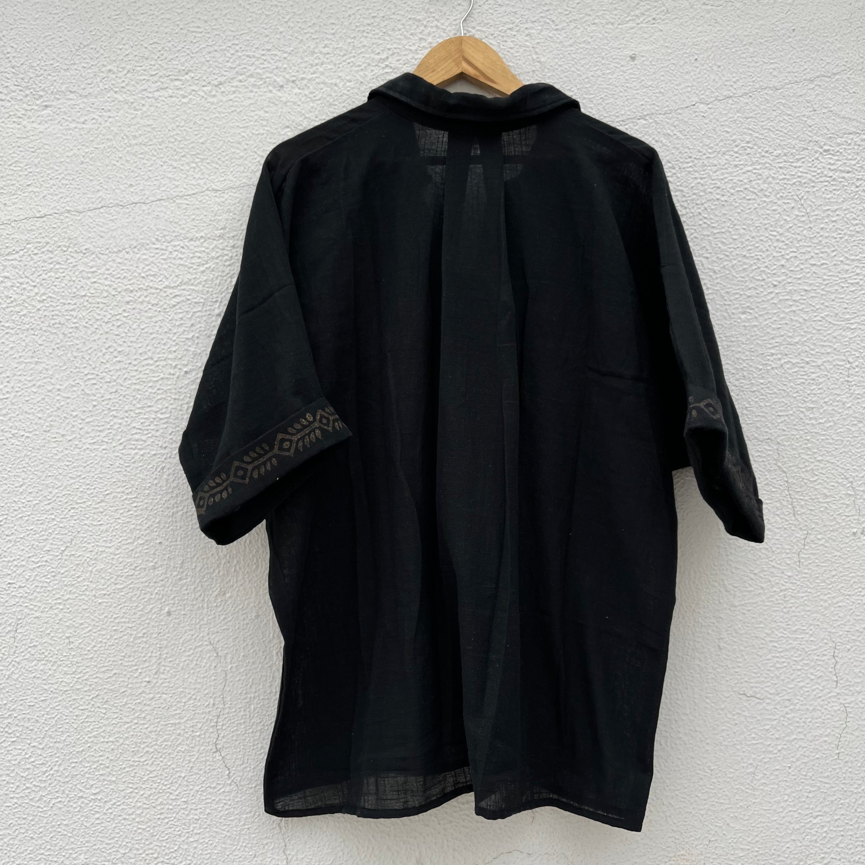 Rahgir Cotton Unisex Shirt 2.0 - Black