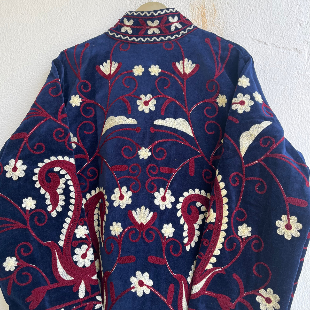 Jaipuri Thread Velvet Jacket