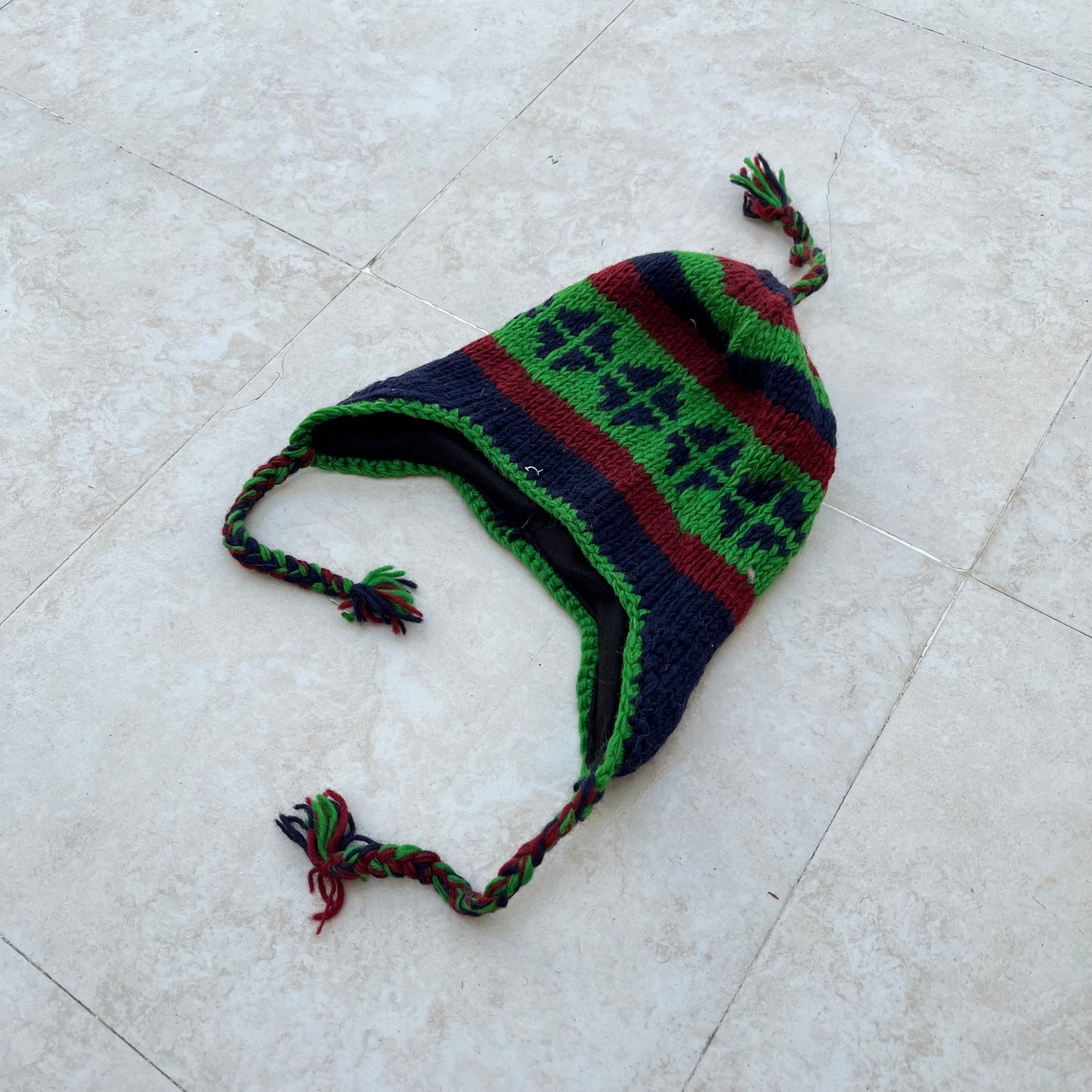 Winter Cap with braids