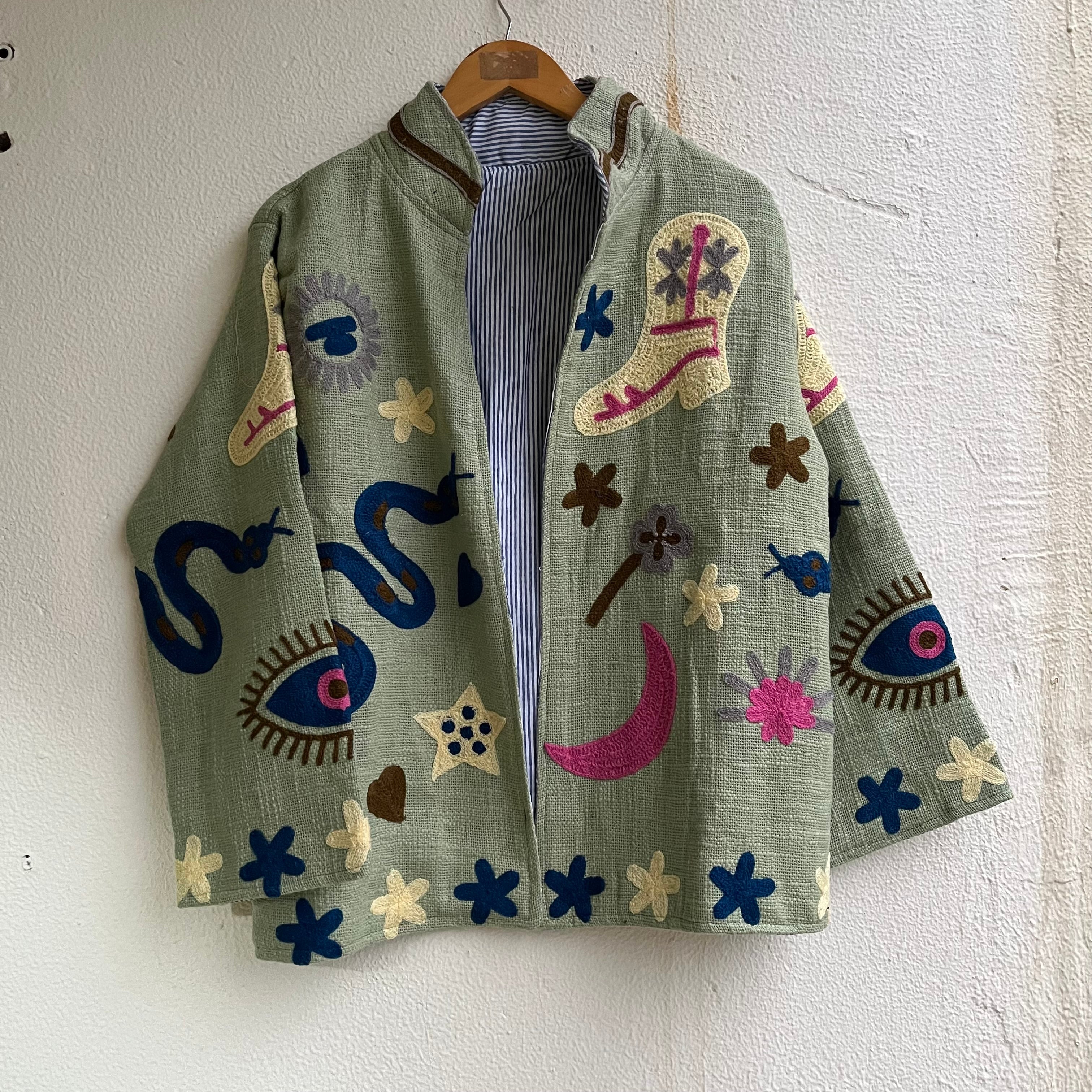 Jaipuri Thread Cotton Jacket