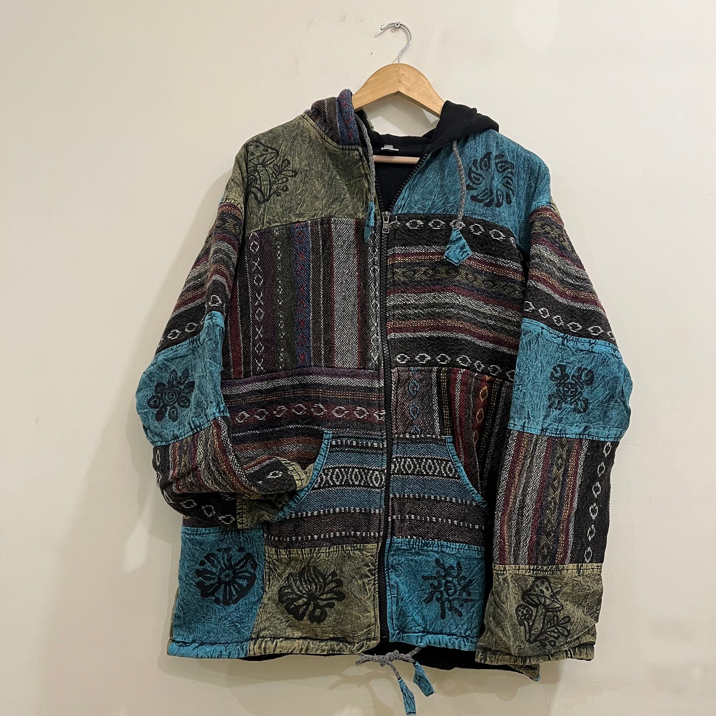 Pahadi Thread Jacket- Blues